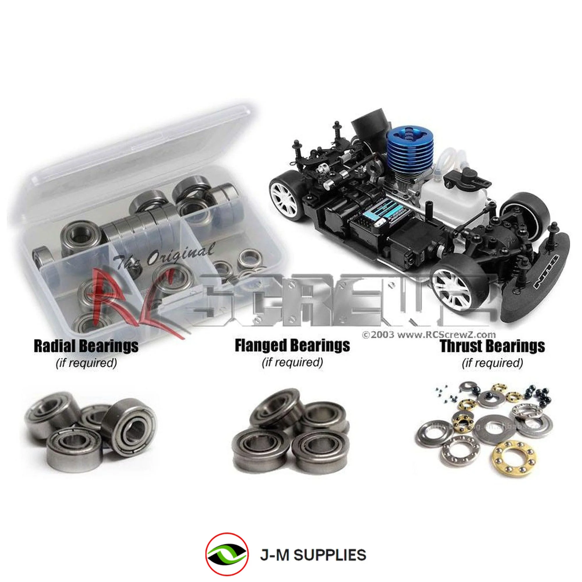 RCScrewZ Metal Shielded Bearing Kit xra010b for XRAY NT18T #380700 | PRO - Picture 1 of 12