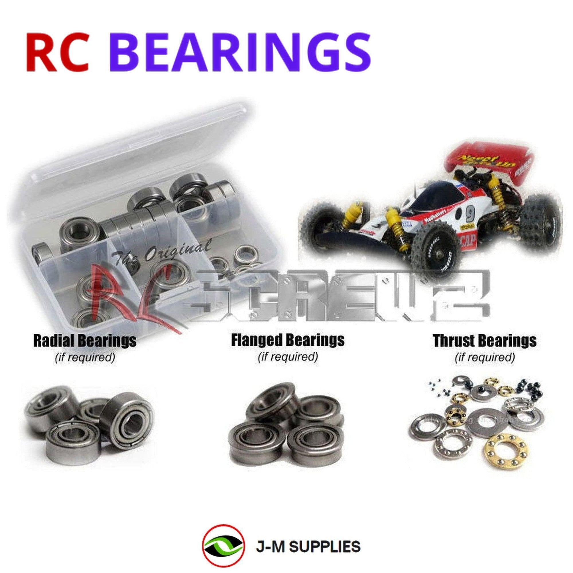 RCScrewZ Metal Shielded Bearing Kit tam236b for Tamiya Madcap 1/10th #58082 - Picture 1 of 12