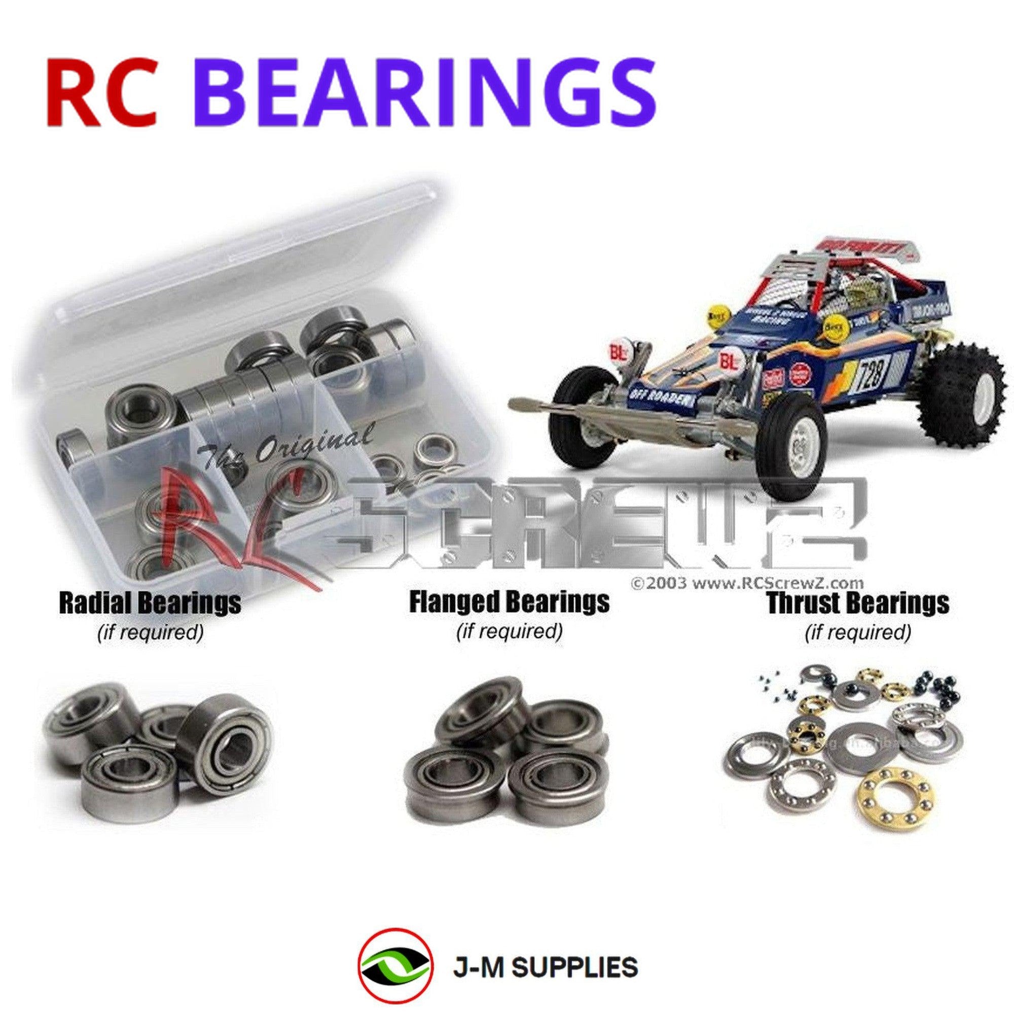 RCScrewZ Metal Shielded Bearings tam170b for Tamiya Fighting Buggy 2014 #47305 - Picture 1 of 12