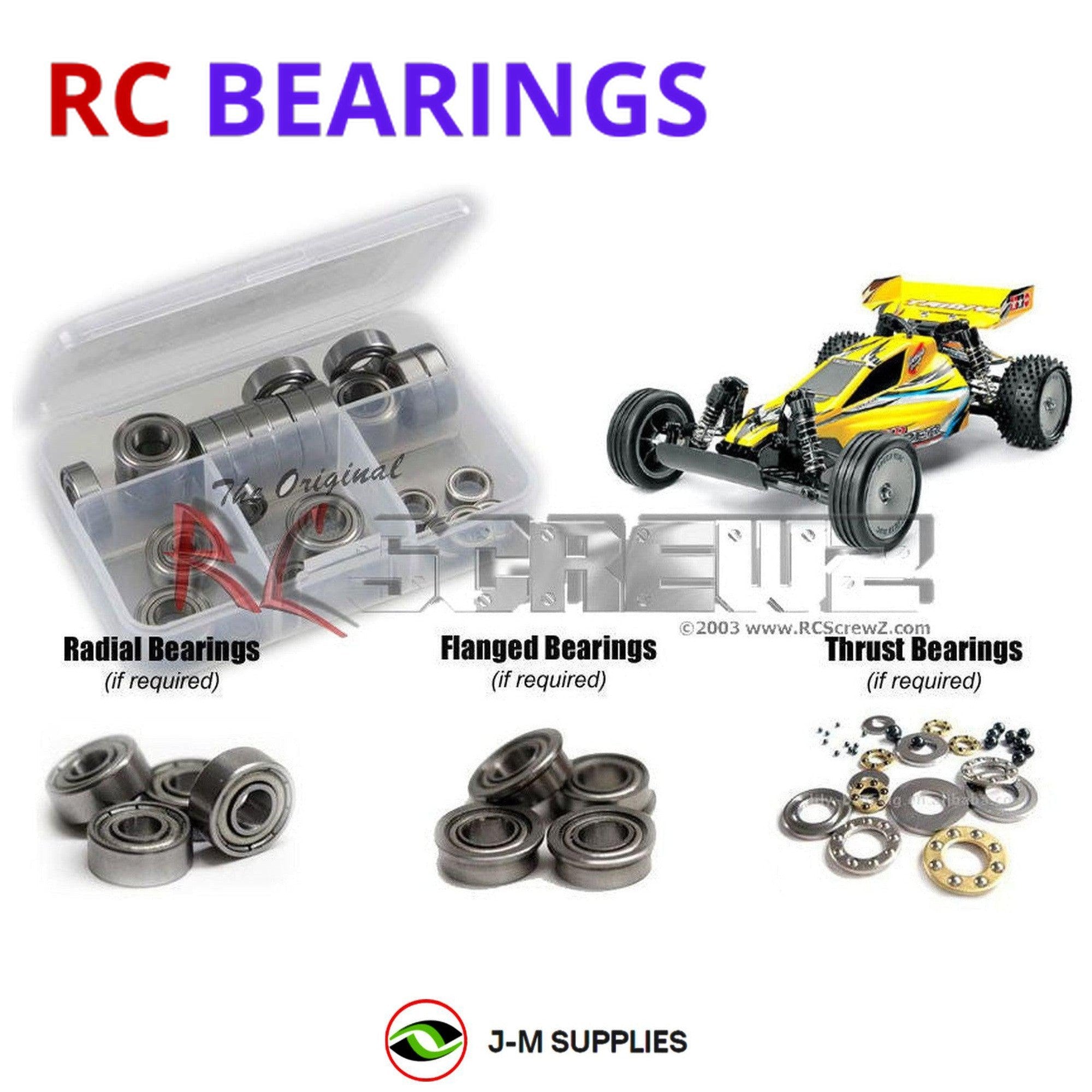 RCScrewZ Metal Shielded Bearing Kit tam098b for Tamiya Sand Viper #58374 - Picture 1 of 12