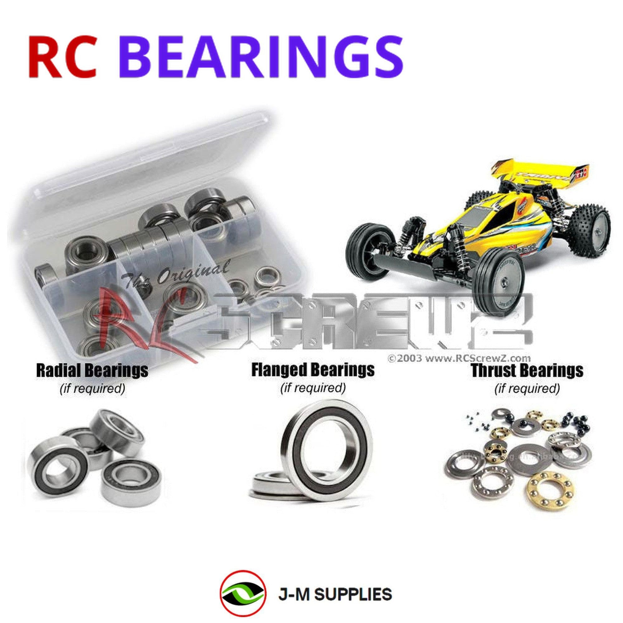 RCScrewZ Rubber Shielded Bearing Kit tam098r for Tamiya Sand Viper #58374 - Picture 1 of 12