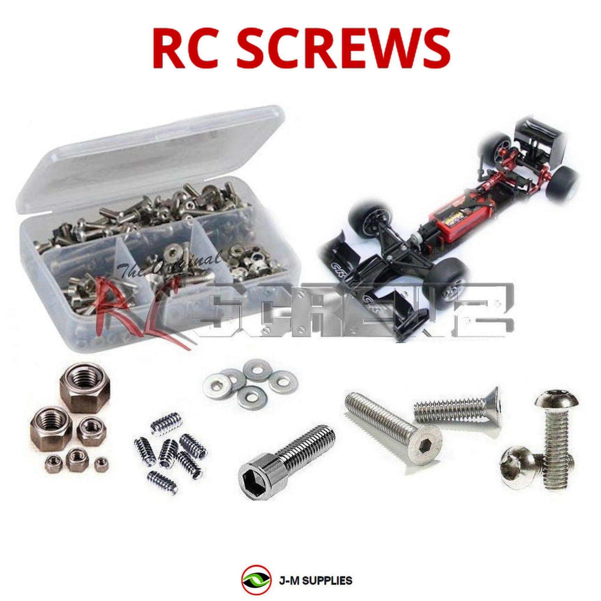 RCScrewZ Stainless Steel Screw Kit crc015 for CRC WTF-1 Formula 1/10th - Picture 1 of 12