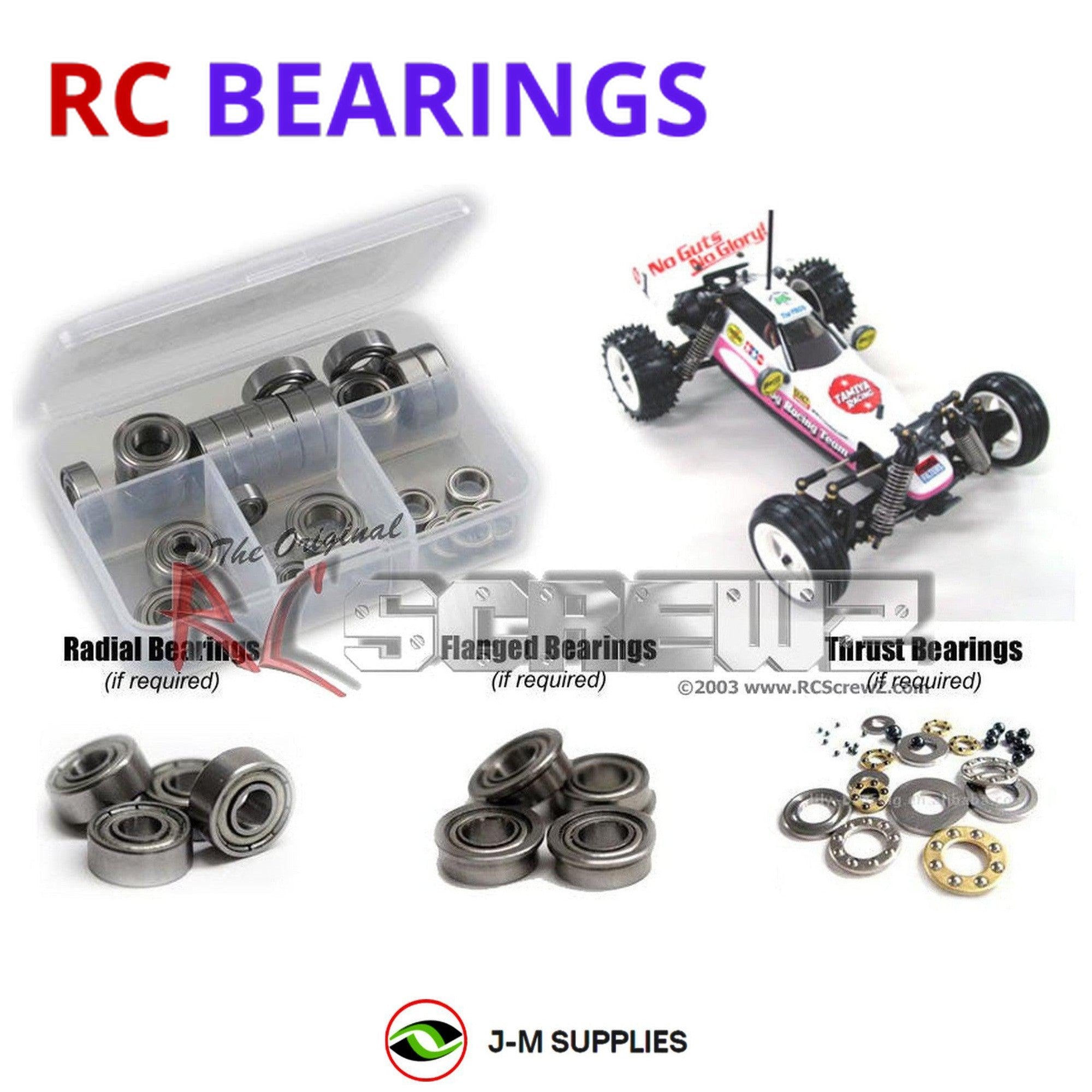 RCScrewZ Metal Shielded Bearing Kit tam114b for Tamiya TamTec GB01 Frog #56701 - Picture 1 of 12