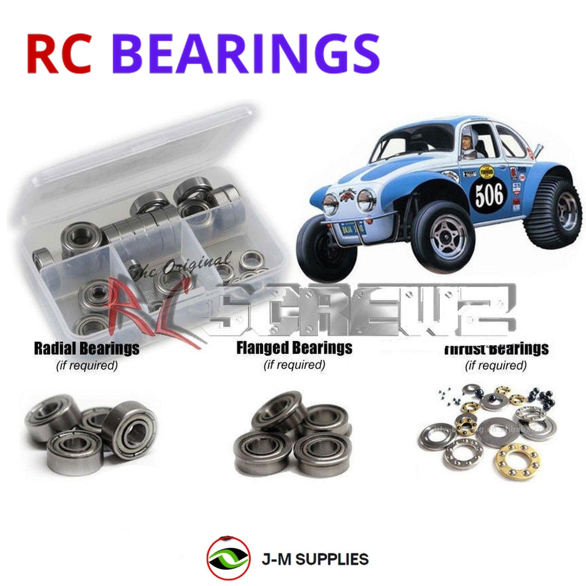 RCScrewZ Metal Shielded Bearing Kit tam025b for Tamiya Sand Scorcher #58016 - Picture 1 of 12