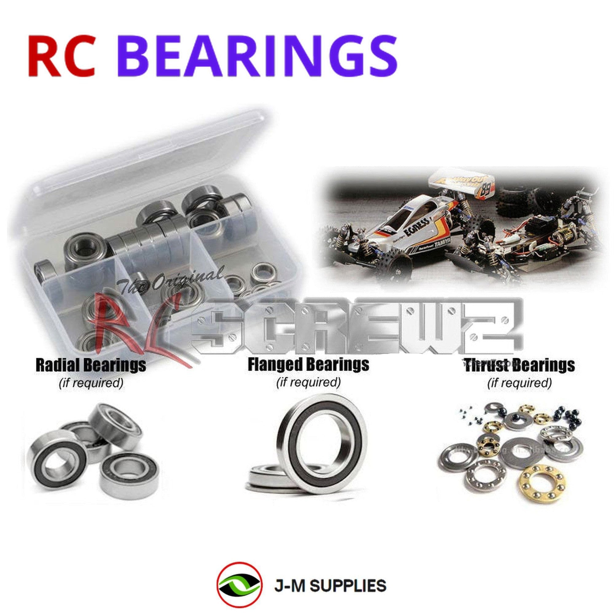 RCScrewZ Rubber Shielded Bearings tam014r for Tamiya Egress 1/10th #58079 | KIT - Picture 1 of 12
