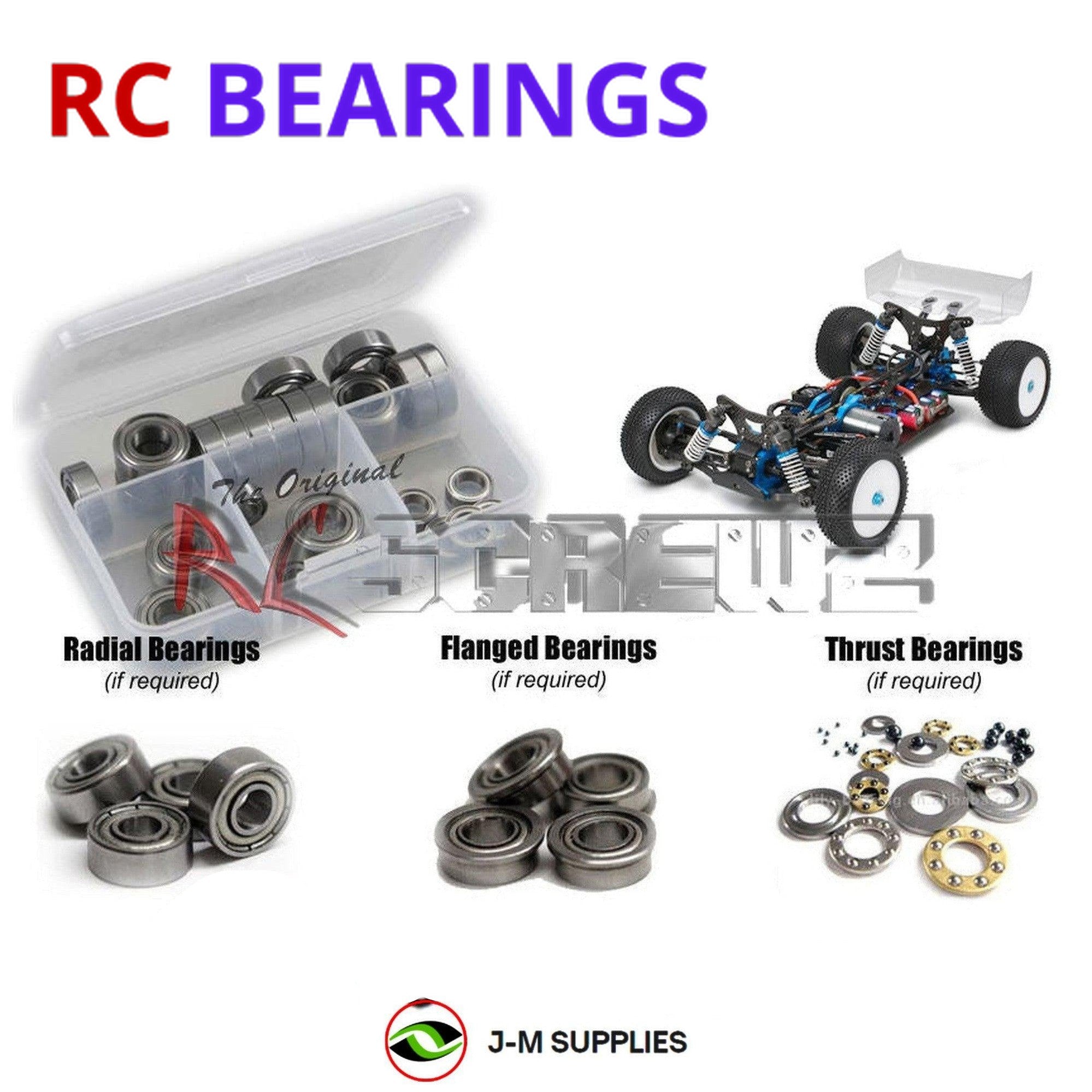 RCScrewZ Metal Shielded Bearing Kit tam143b for Tamiya TRF 511 1/10 Buggy #42139 - Picture 1 of 12