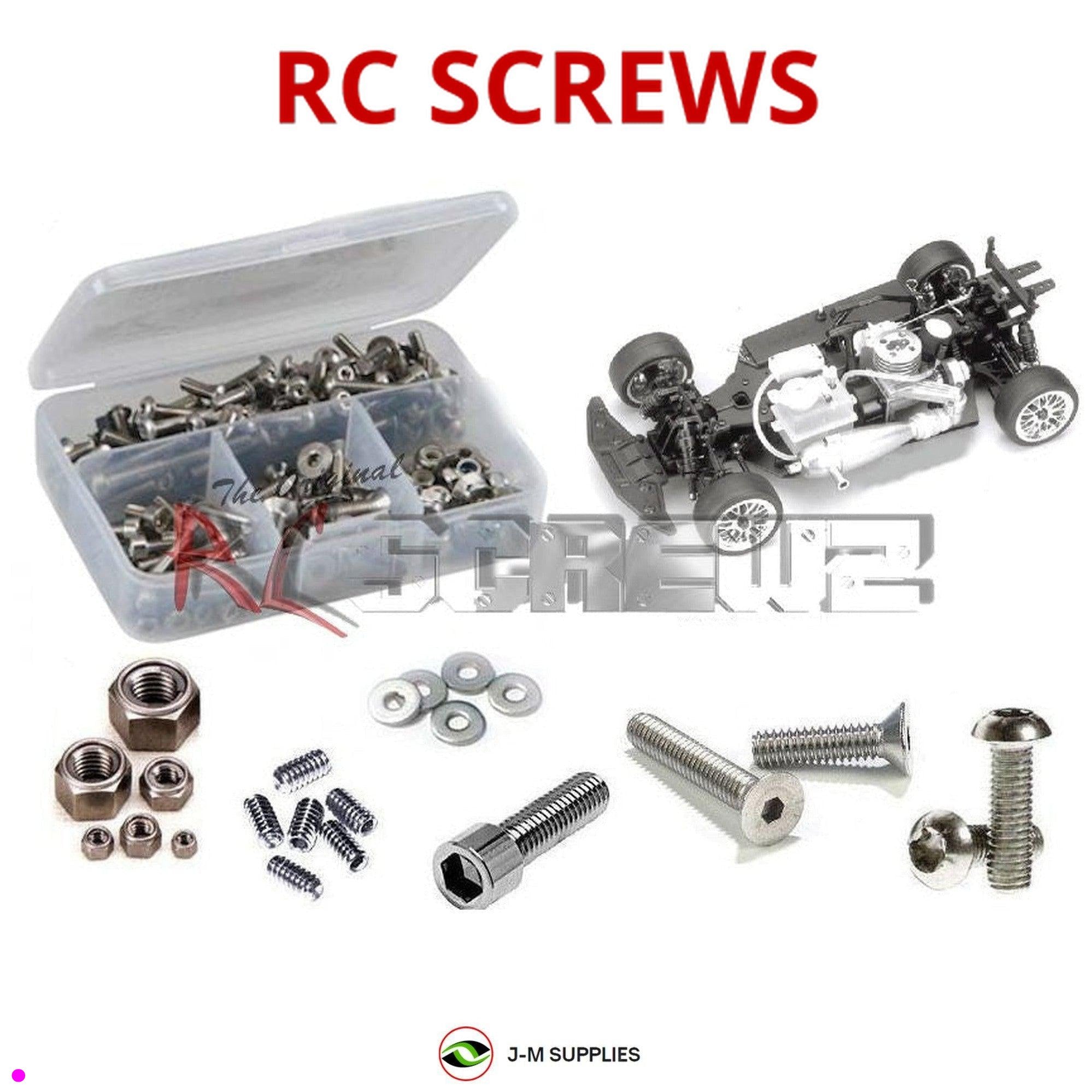 RCScrewZ Stainless Steel Screw Kit kyo060 for Kyosho Pure-Ten Series - Picture 1 of 12