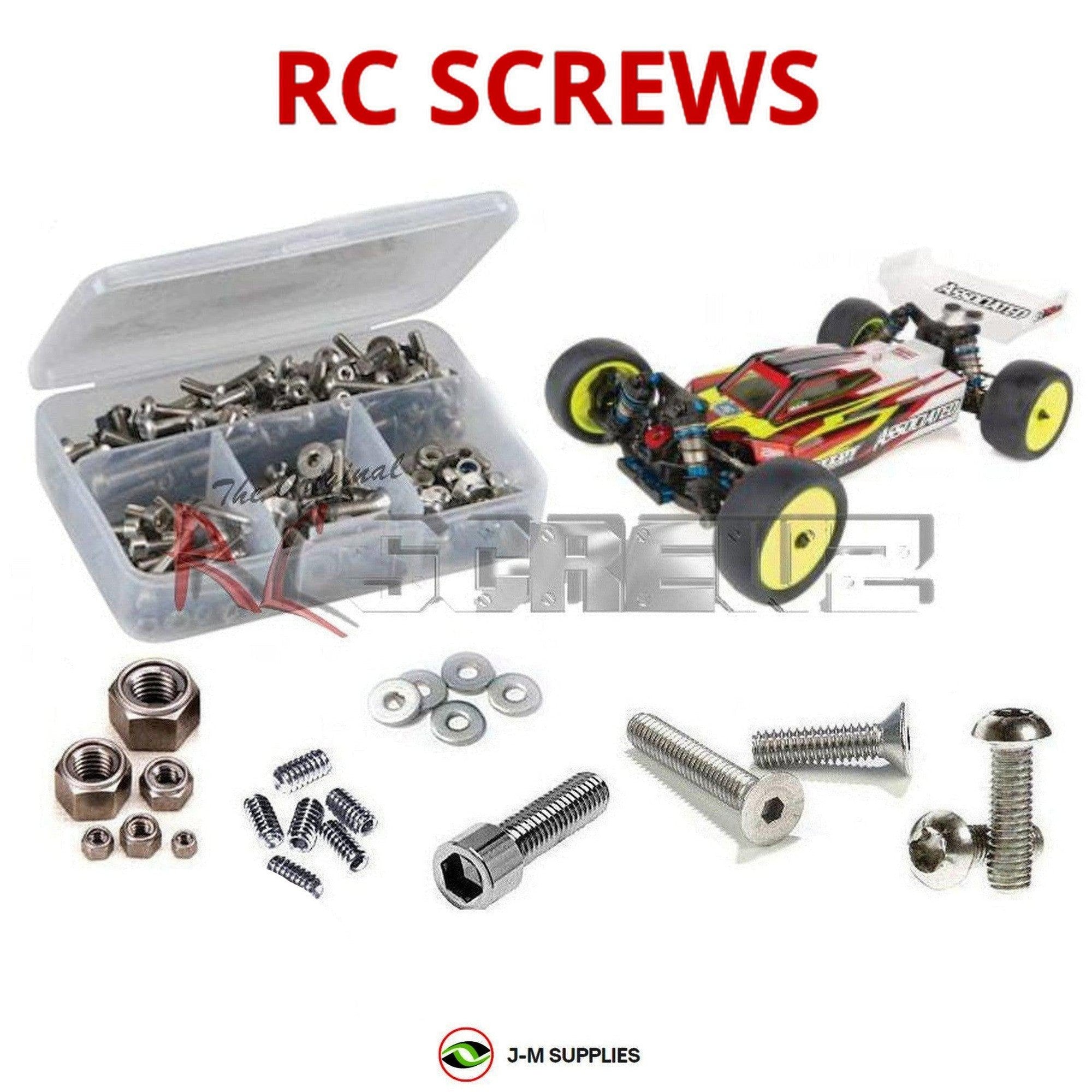 RCScrewZ Stainless Screw Kt asc123 for Associated RC10B74.2D 1/10 4wd Bugy 90037 - Picture 1 of 12