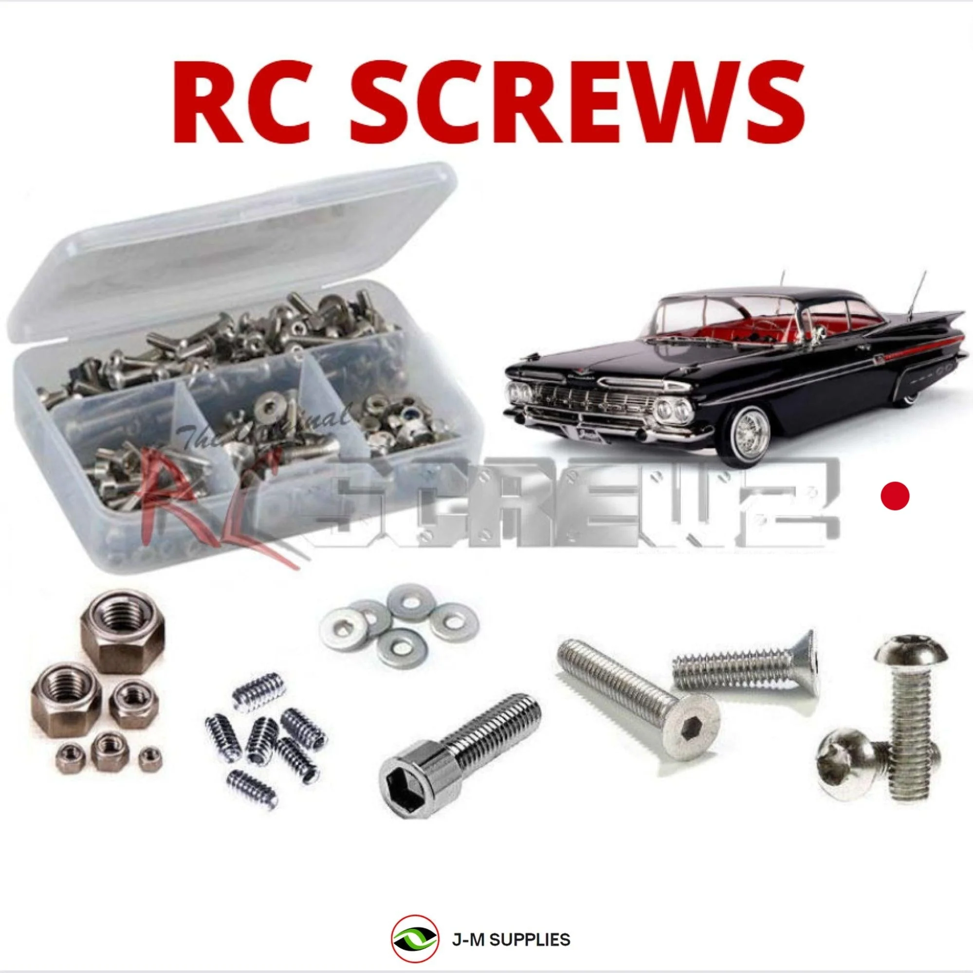 RCScrewZ Stainless Screw Kit rer077 for Redcat FiftyNine 1959 Impala Lowrider RC - Picture 1 of 12