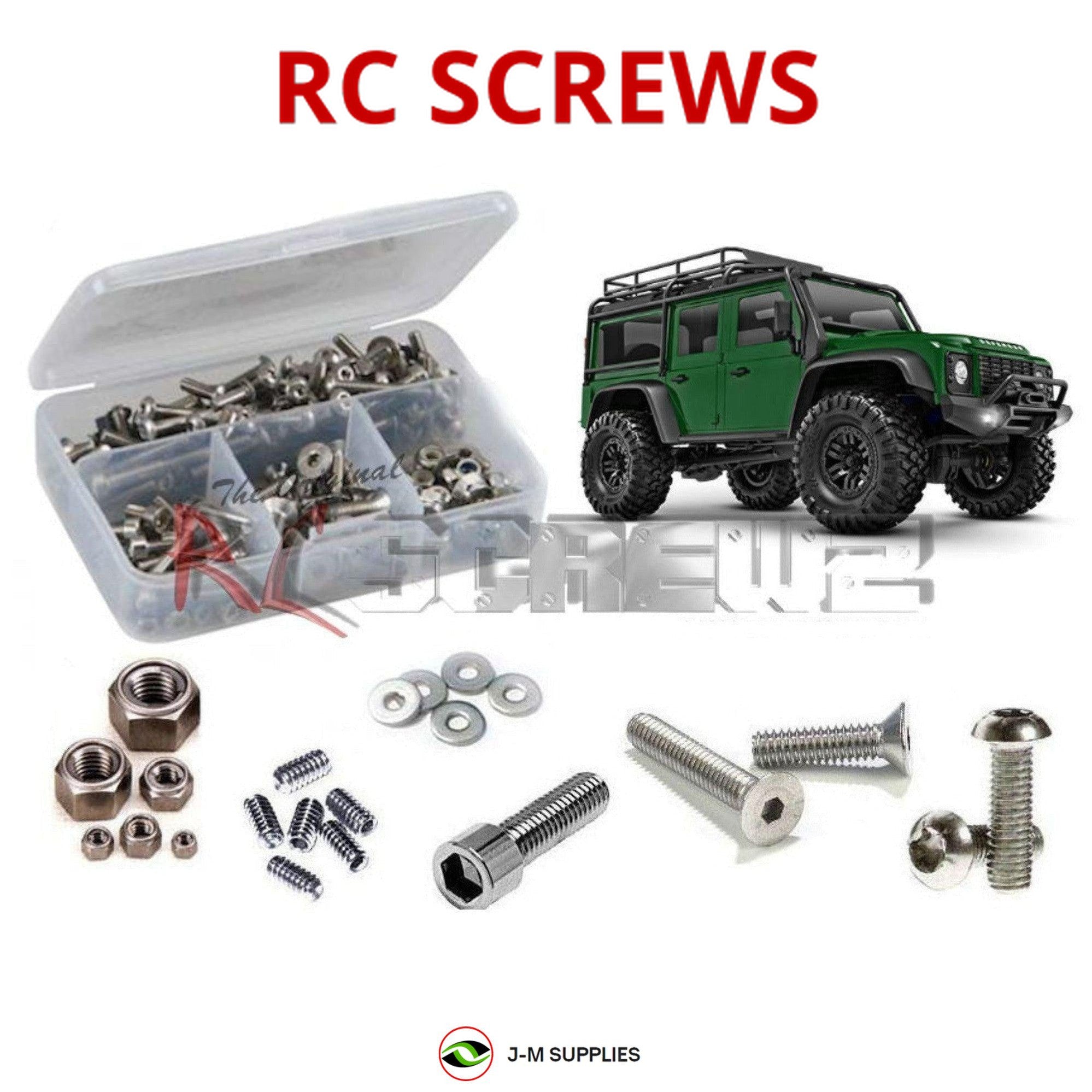 RCScrewZ Stainless Screw Kit tra105 for Traxxas TRX-4M Defender 1/18th 97054-1 - Picture 1 of 12