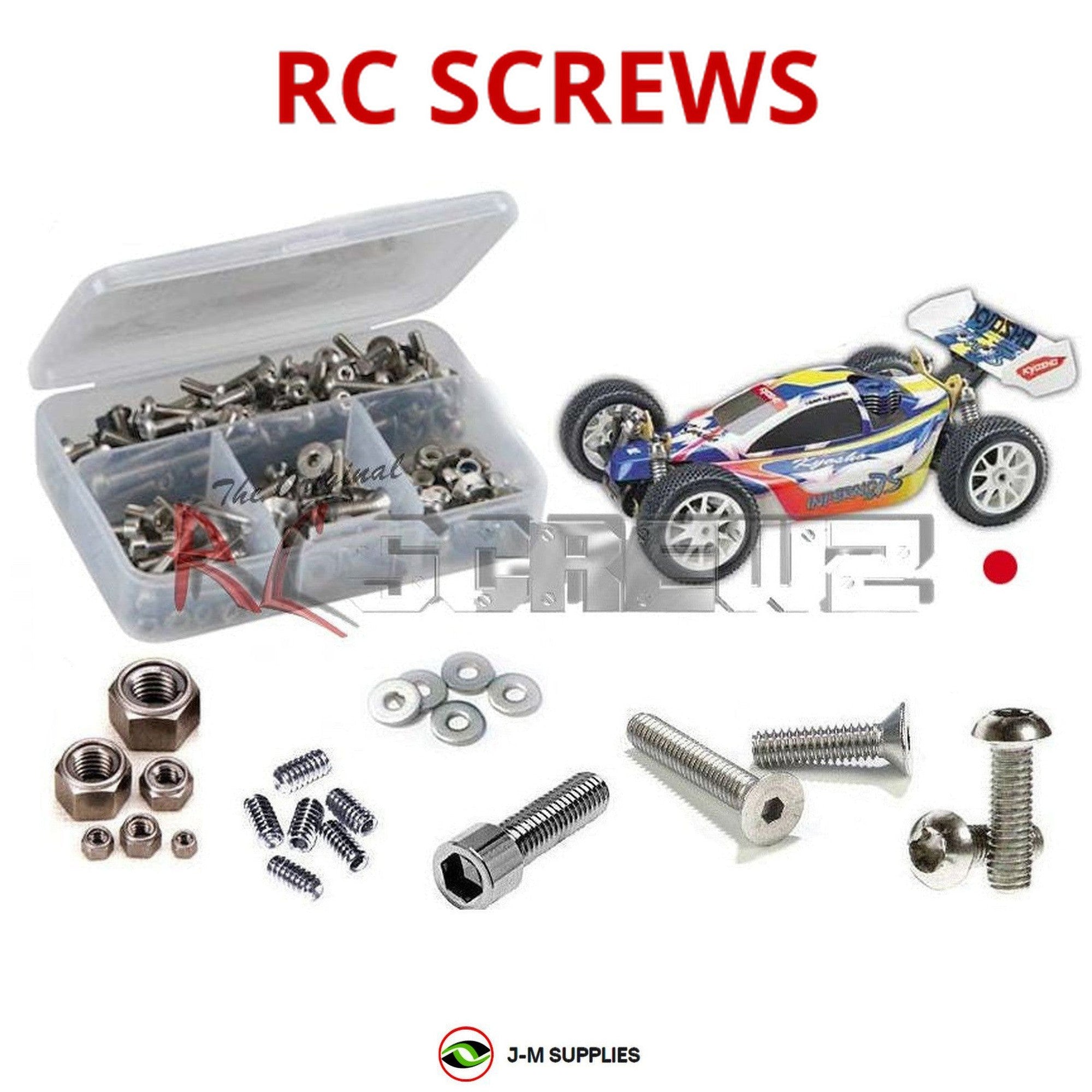 RCScrewZ Stainless Steel Screw Kit kyo079 for Kyosho MP 777 WC - Picture 1 of 12