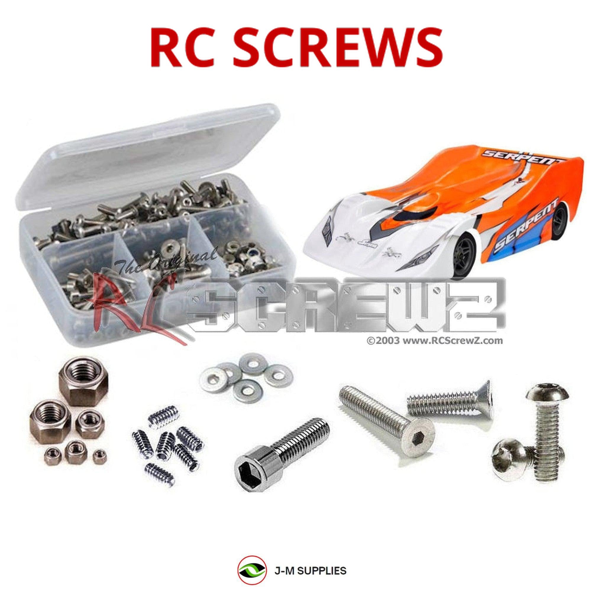 RCScrewZ Stainless Screw Kit ser070 for Serpent 988e Onroad 1/8th #904004 - Picture 1 of 12