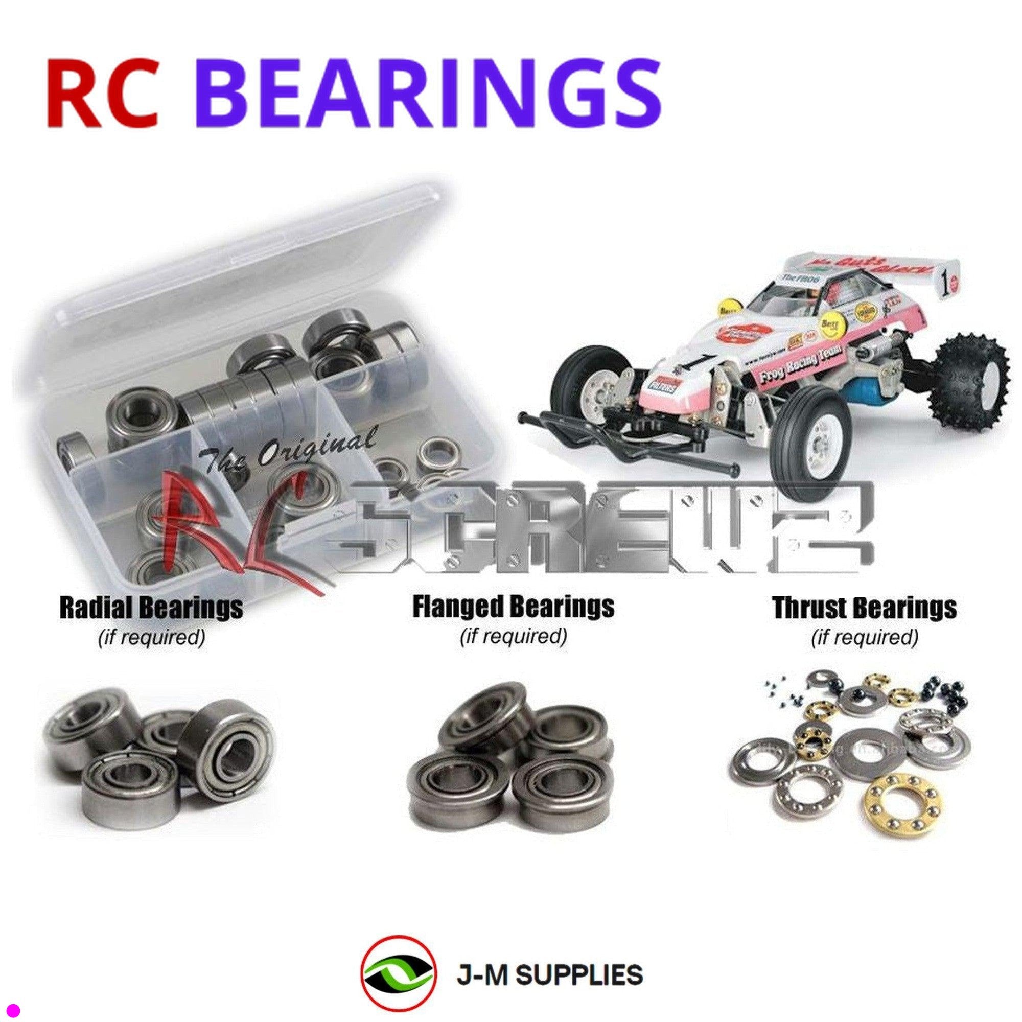 RCScrewZ Metal Shielded Bearing Kit tam103b for Tamiya Frog Re-Release #58354 - Picture 1 of 12