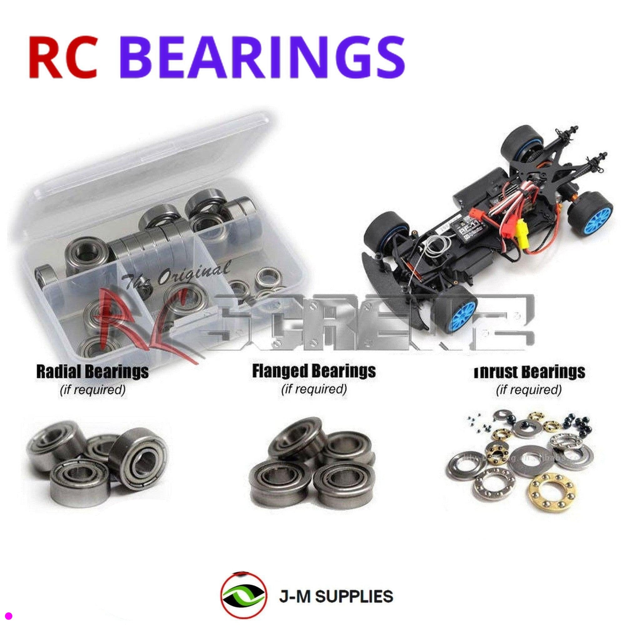 RCScrewZ Metal Shielded Bearing Kit hpi004b for HPI Racing Micro RS4 RTR - Picture 1 of 12