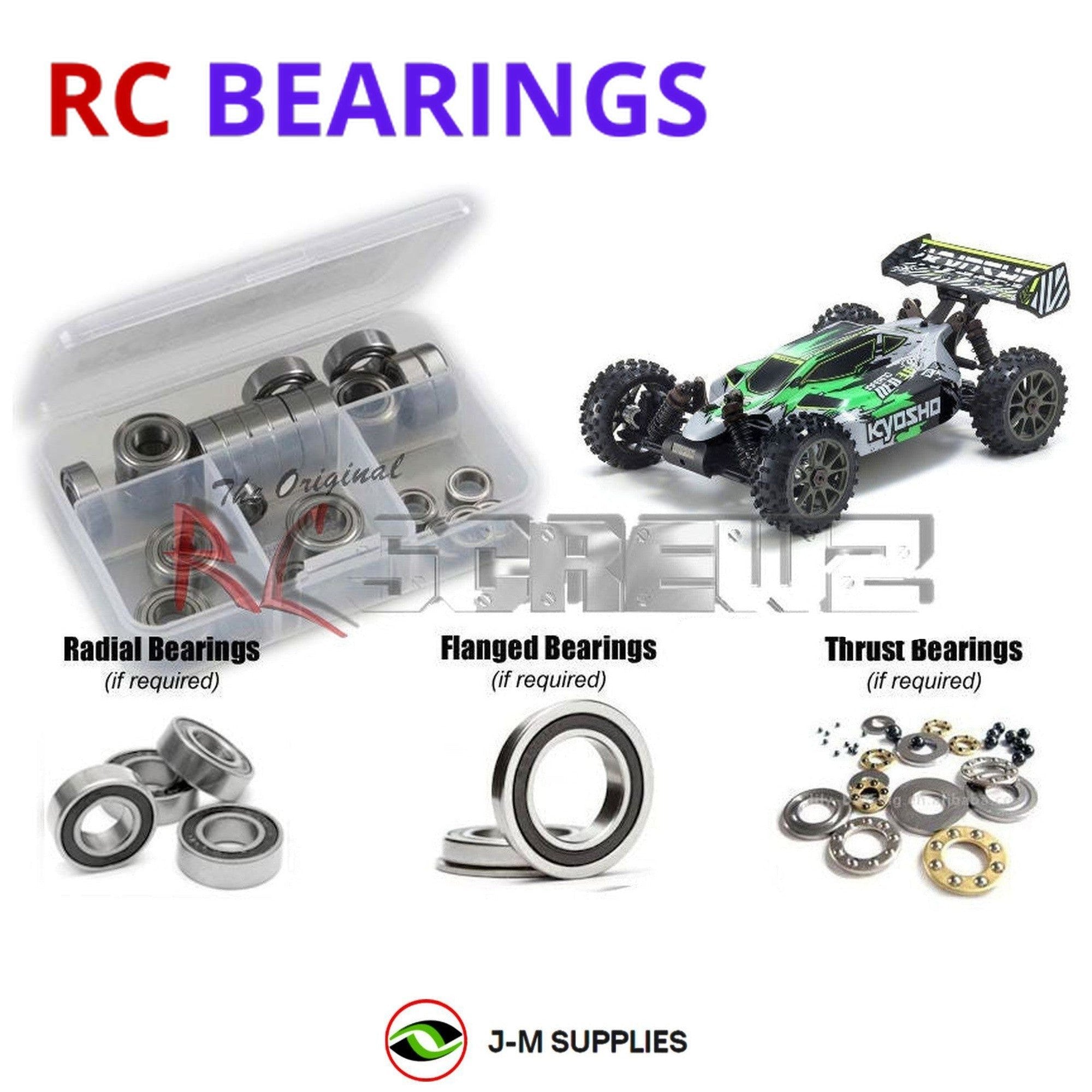 RCScrewZ Rubber Shielded Bearings kyo189r for Kyosho Inferno NEO 3.0 VE 1/834108 - Picture 1 of 12