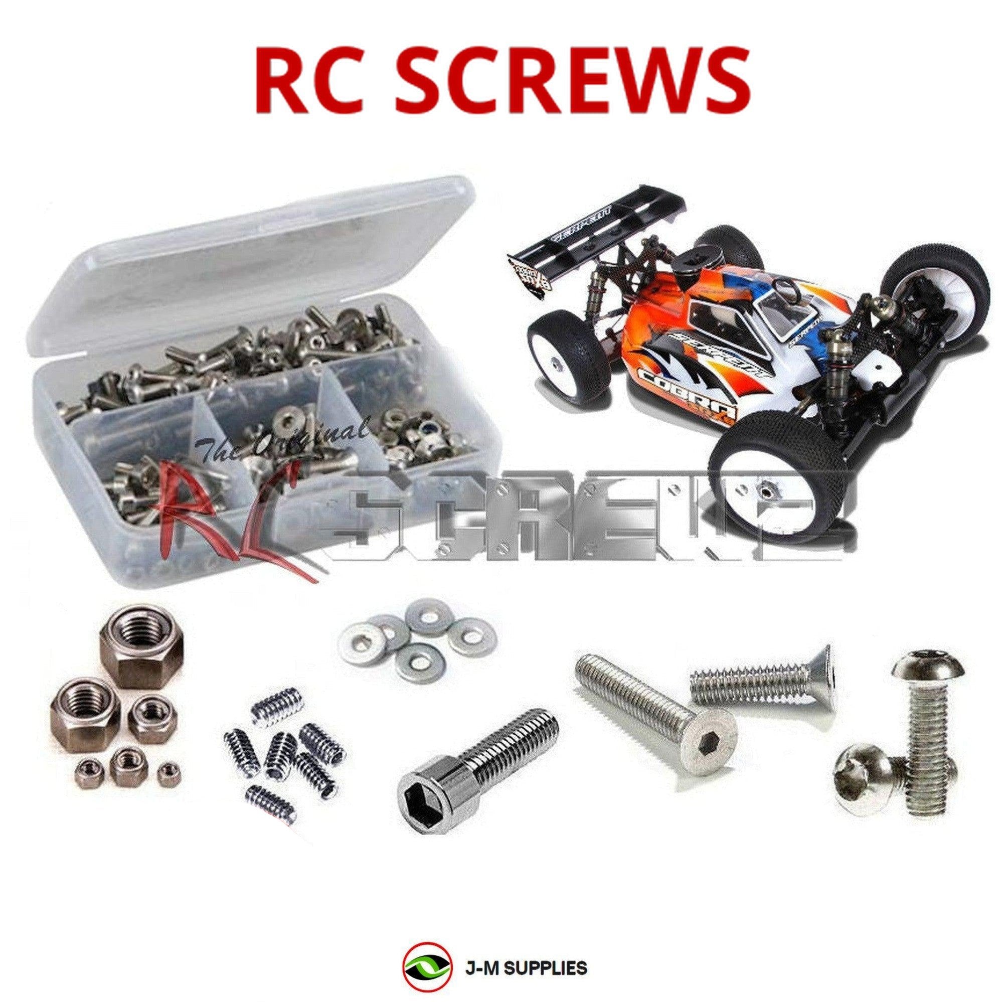 RCScrewZ Stainless Steel Screw Kit ser064 for Serpent Cobra SRX8 - Picture 1 of 12