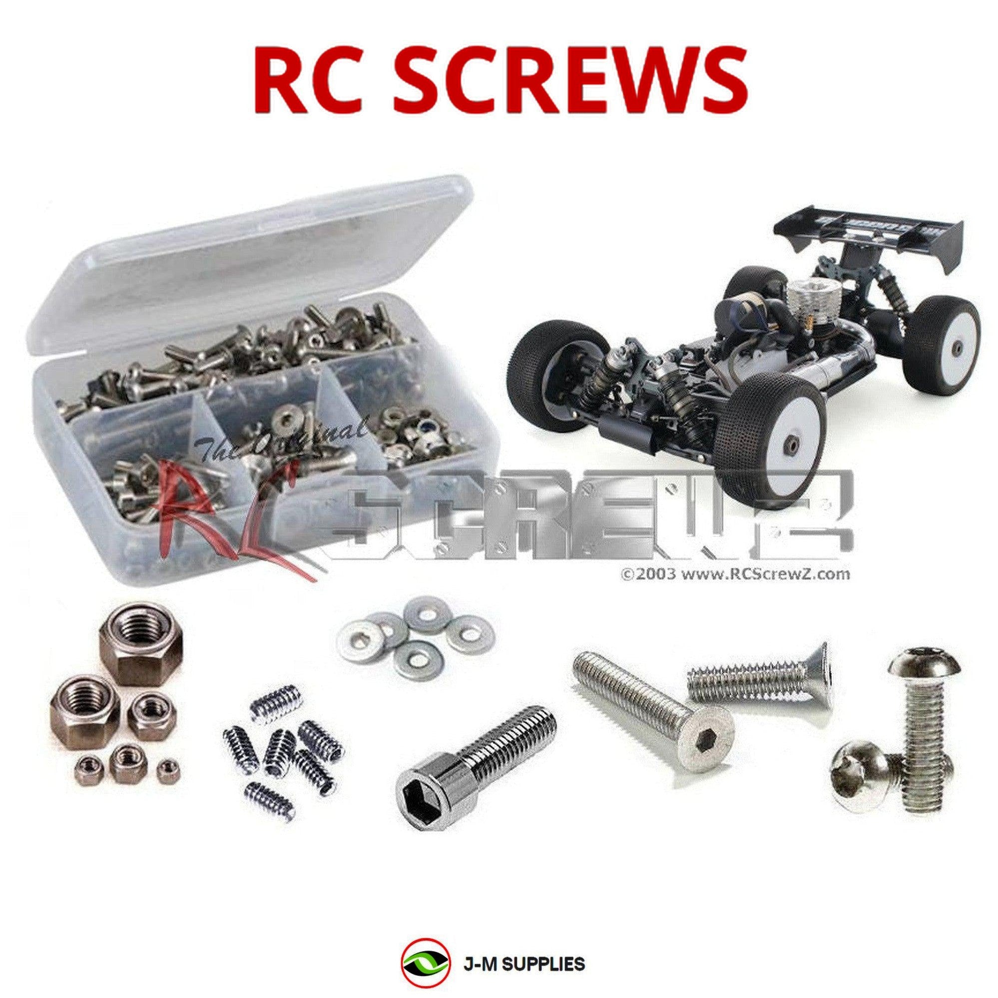 RCScrewZ Stainless Screw Kit mug043 for Mugen Seiki MBX8R 1/8 Nitro #E2027 - Picture 1 of 12