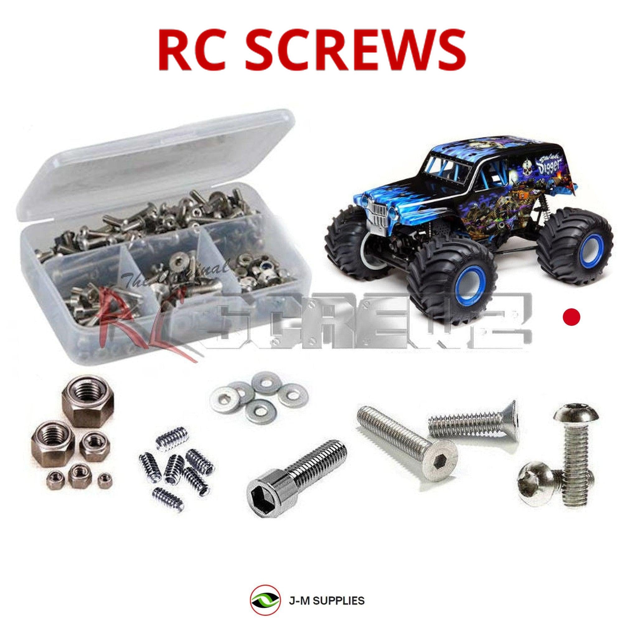 RCScrewZ Stainless Screw Kit los137 for Team Losi LMT Monster Truck 4wd LOS04021 - Picture 1 of 12