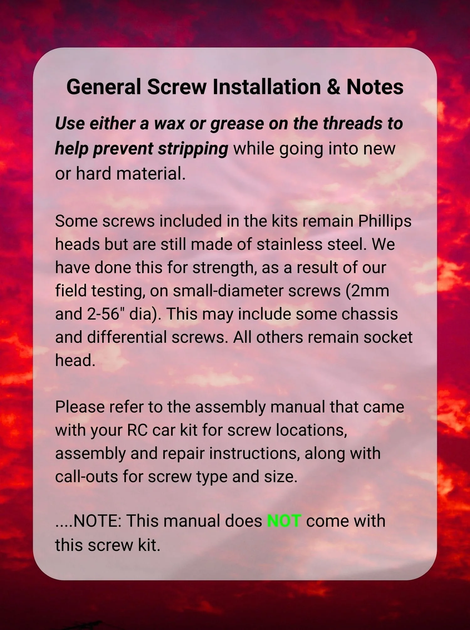 RCScrewZ Stainless Screws ser088 for Serpent Natrix 750/EVO 1/10 Nitro 804011/12 - Picture 8 of 12
