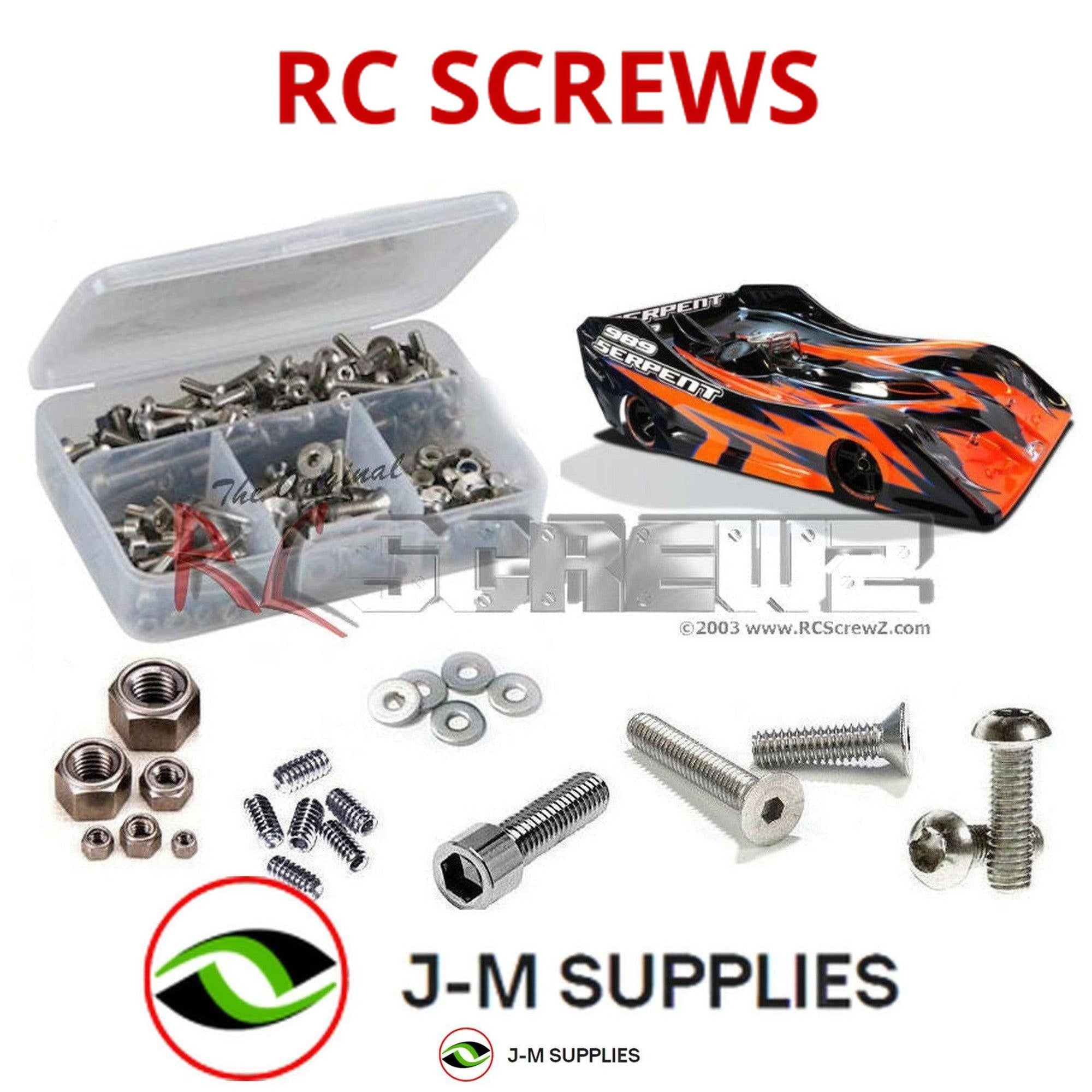 RCScrewZ Stainless Screw Kit ser090 for Serpent Viper 989 Nitro 1/8th 903018 - Picture 1 of 12