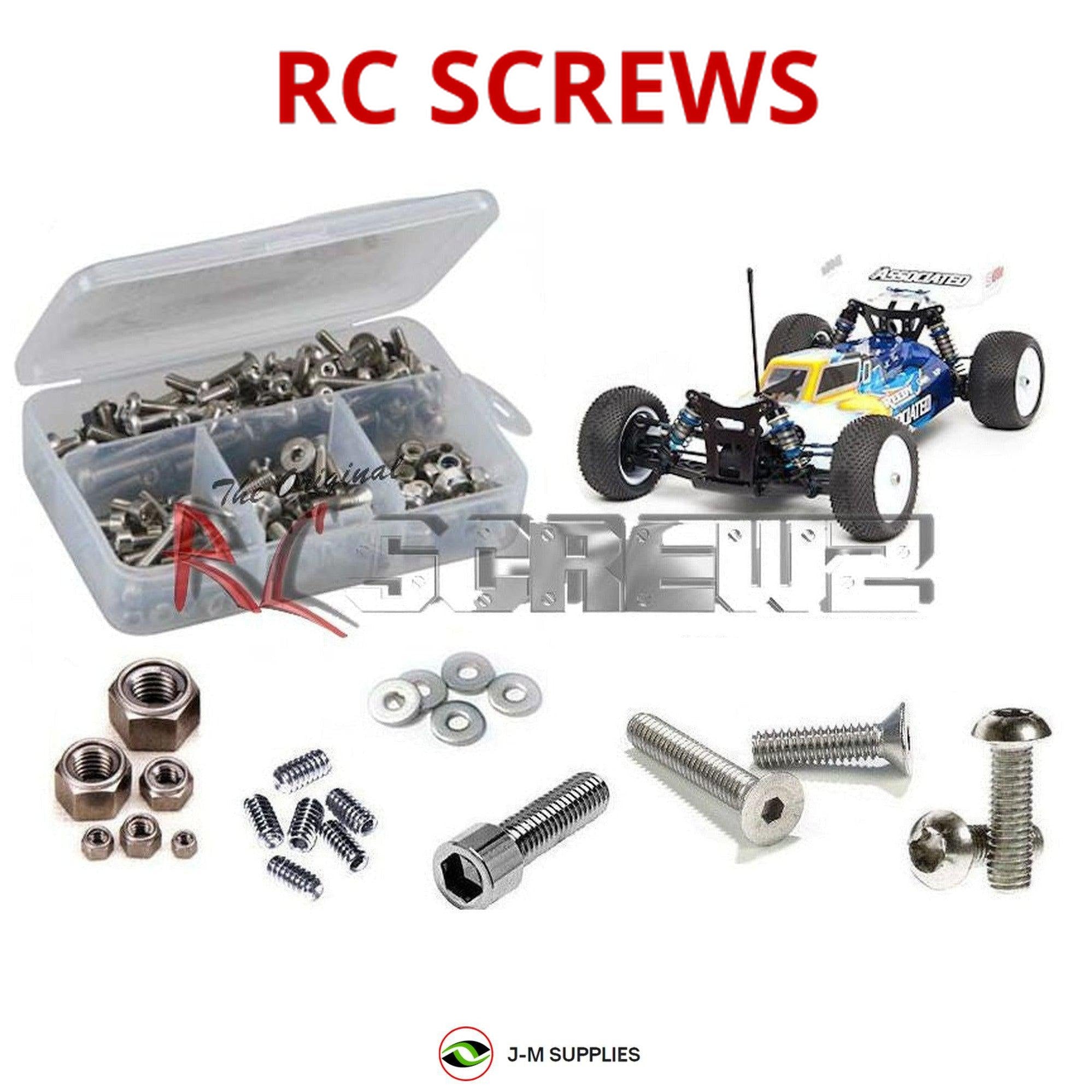 RCScrewZ Metric Stainless Screw Kit ass047m for Associated B44.2 Buggy Metric - Picture 1 of 12