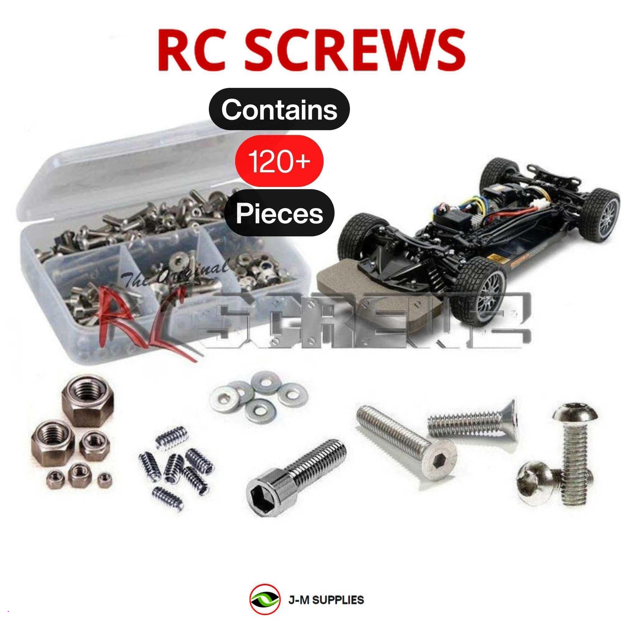 RCScrewZ Stainless Screw Kit tam169 for Tamiya TT-02 4WD RTR (#57984) | KIT - Picture 1 of 12