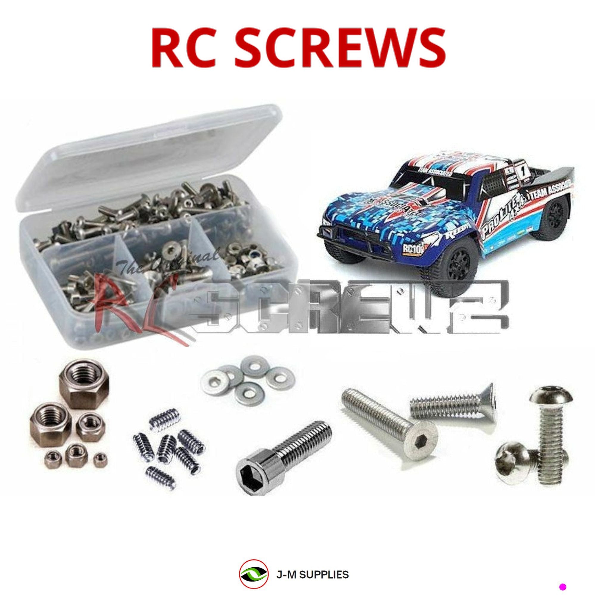 RCScrewZ Stainless Screw Kit ass053 for Team Associated ProLite 4x4 1/10 SCT RTR - Picture 1 of 12