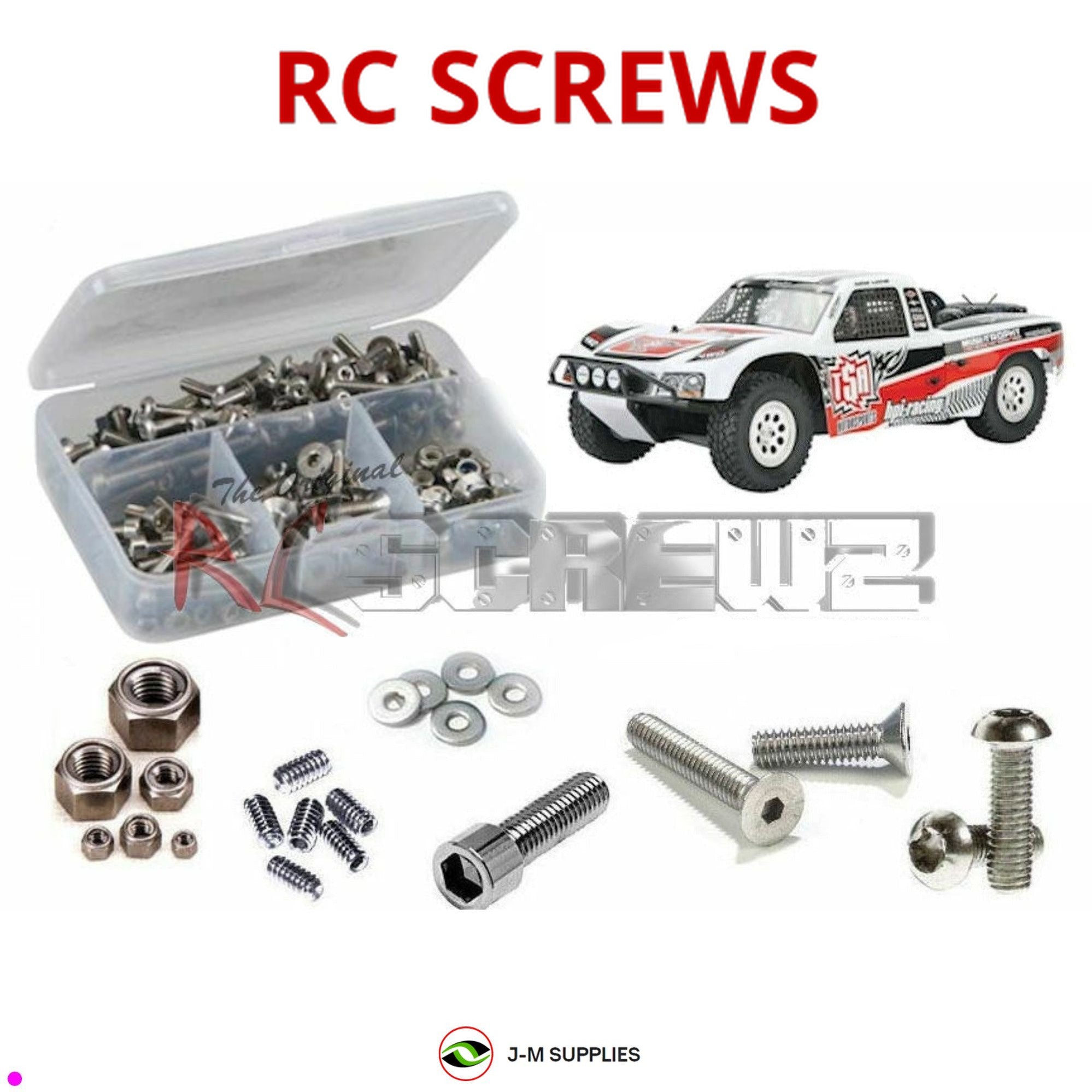 RCScrewZ Stainless Steel Screw Kit hpi061 for HPI Racing Mini Trophy 1/12th - Picture 1 of 12