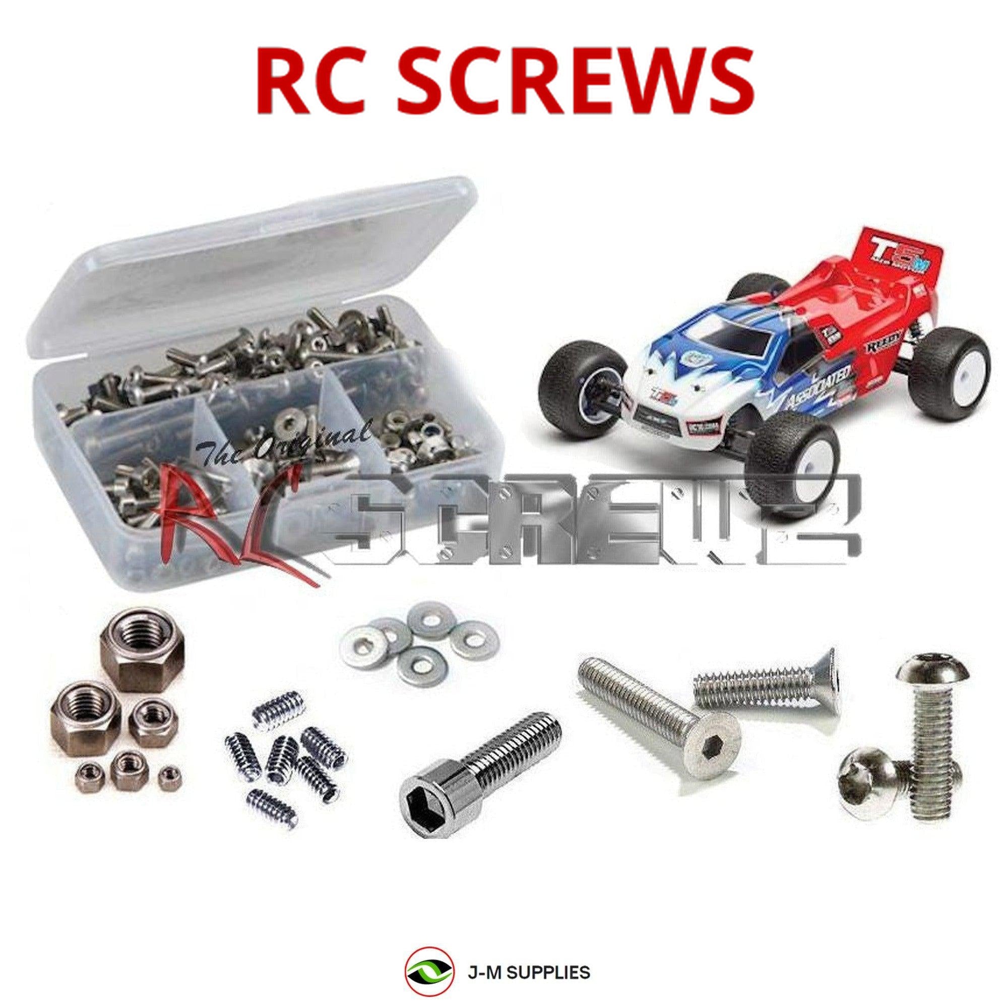 RCScrewZ Stainless Steel Screw Kit ass068 for Associated RC10-T 5M - Picture 1 of 12