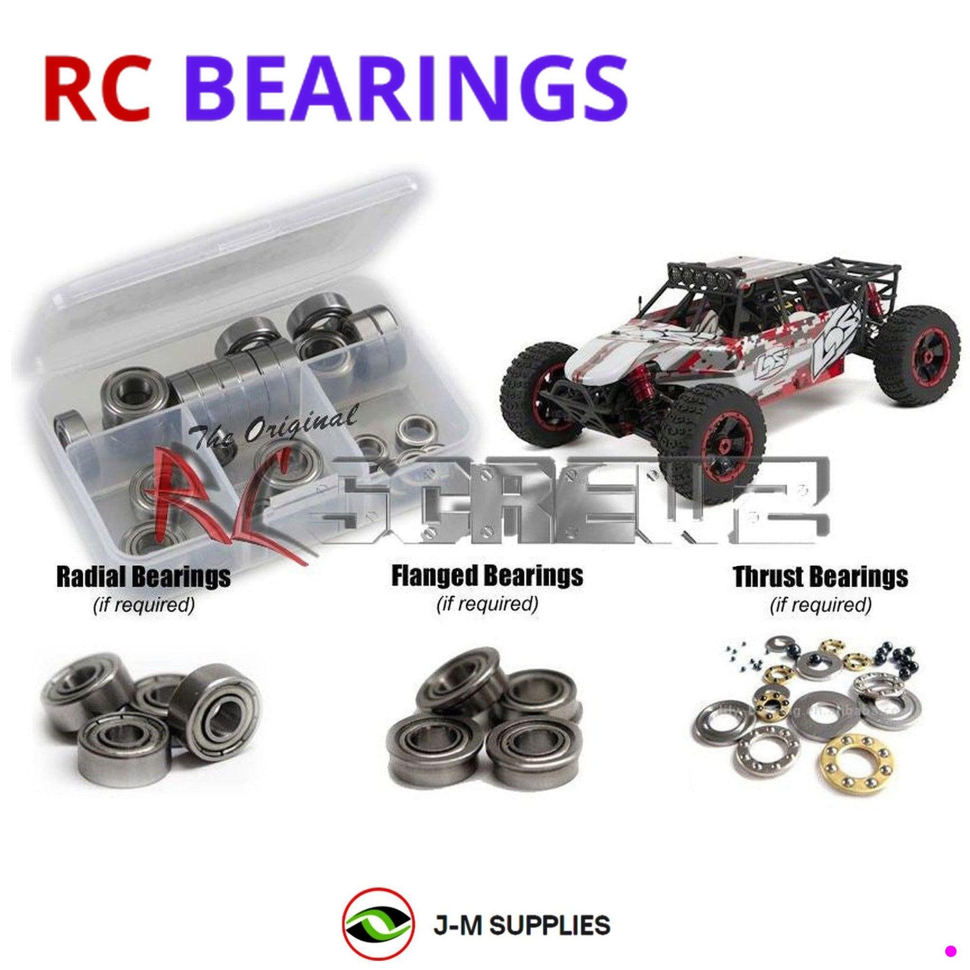 RCScrewZ Metal Shielded Bearings los071b for Losi Desert Buggy XL 1/5 LOS05001 - Picture 1 of 12