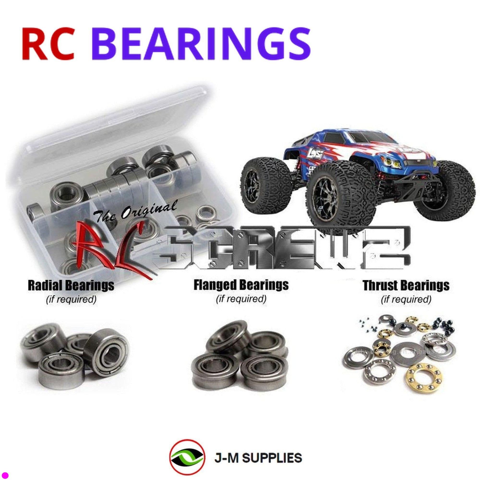 RCScrewZ Metal Shielded Bearing Kit los083b for Team Losi LST XXL-2e #TLR04004 - Picture 1 of 12