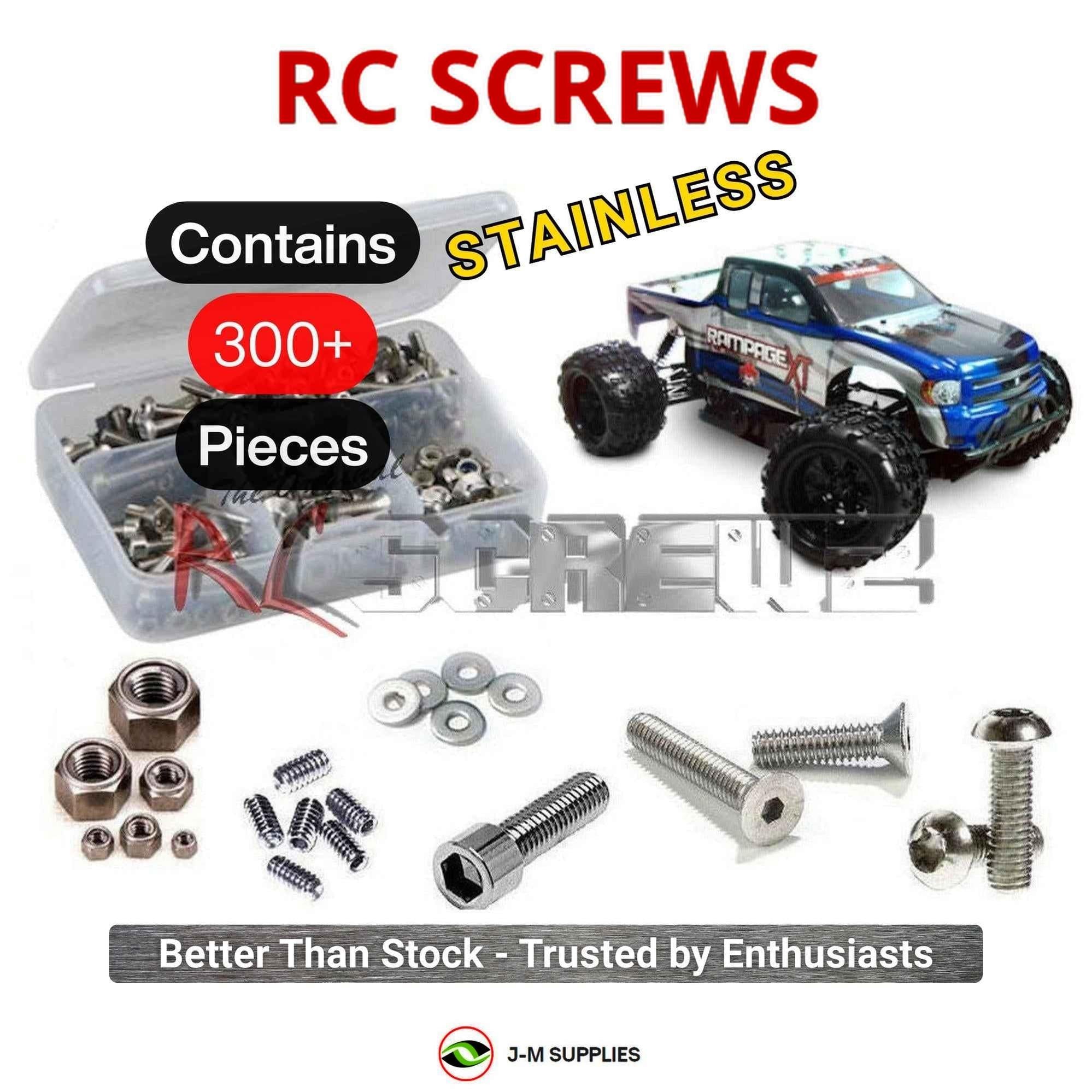 RCScrewZ Stainless Screw Kit rcr014 for RedCat Rampage XT 1/5 Gas 4WD | KIT - Picture 1 of 12