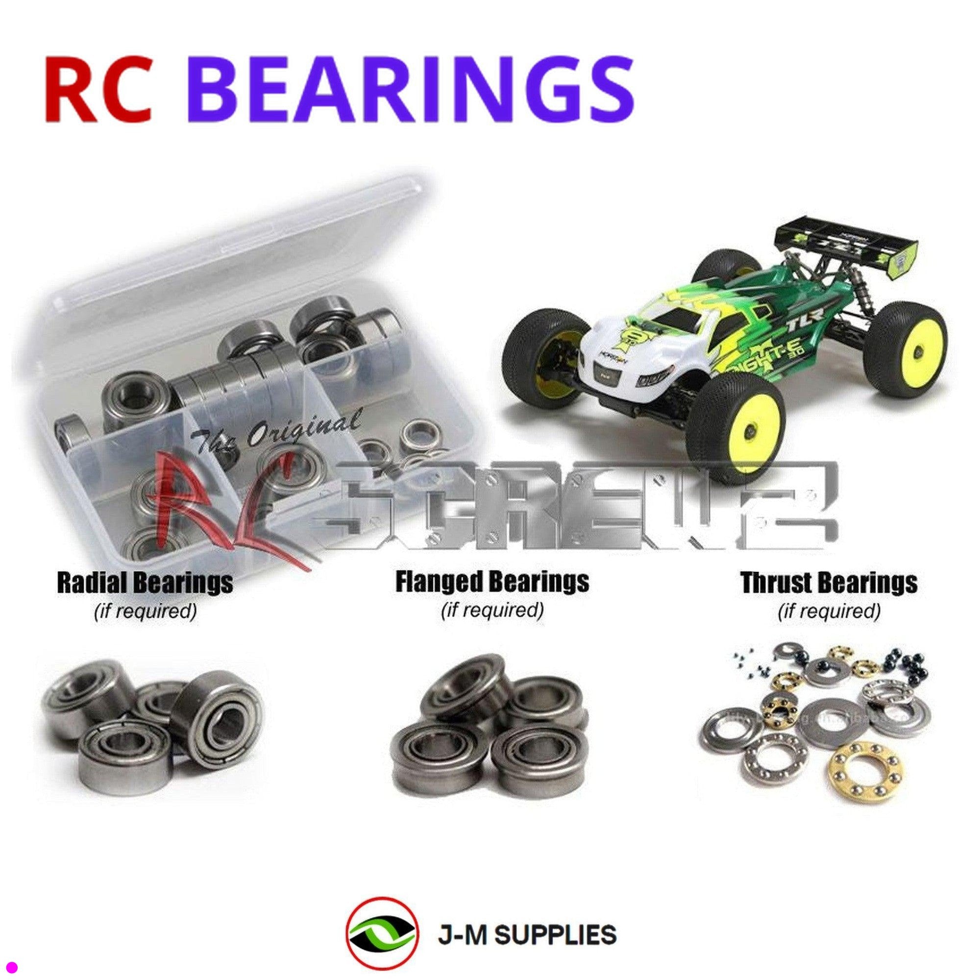 RCScrewZ Metal Shielded Bearings los082b for Team Losi 8ight-T E 3.0 #TLR04006 - Picture 1 of 12