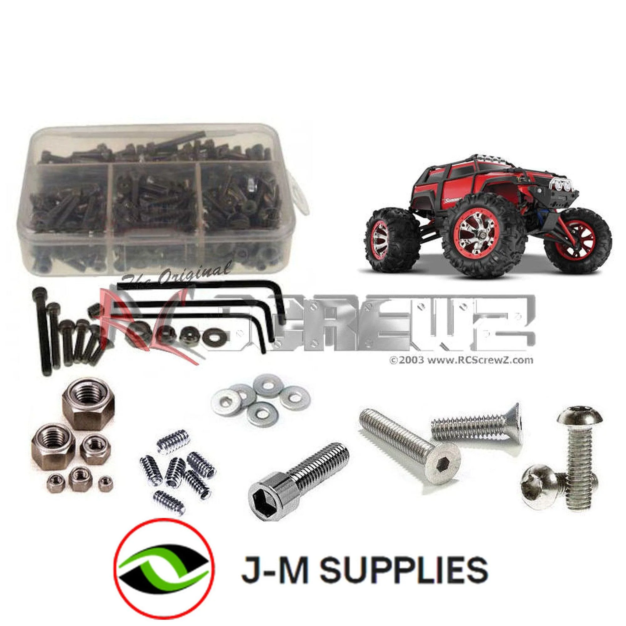 RCScrewZ Stainless Steel Screw Kit tra042 for Traxxas Mini Summit 1/16th - Picture 1 of 12
