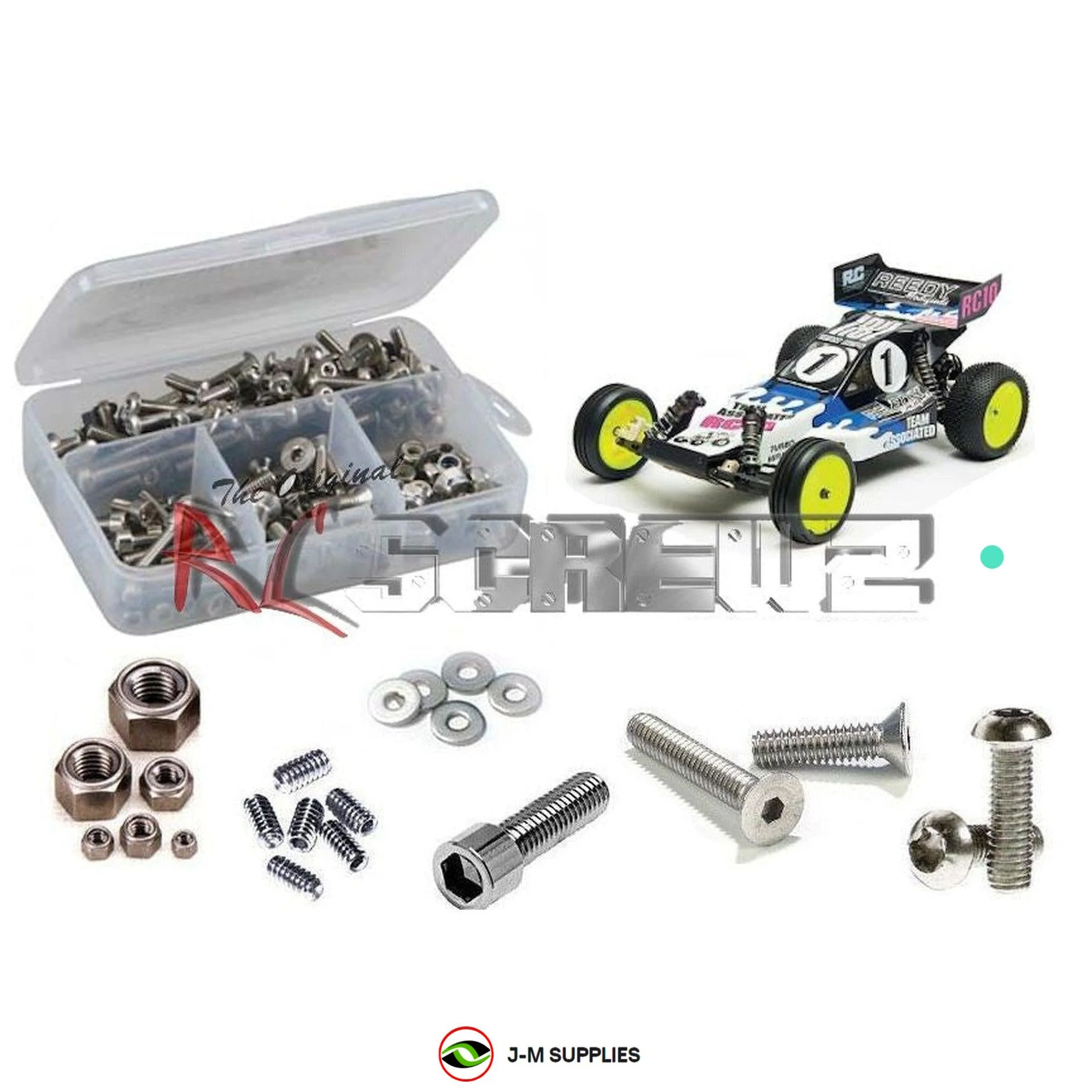 RCScrewZ Stainless Screw Kit ass057 for Associated RC10 Worlds Ed. ASC6002 | PRO - Picture 1 of 12
