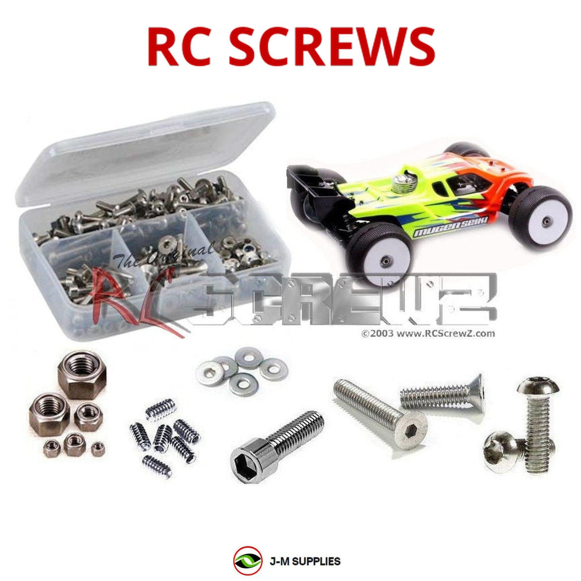 RCScrewZ Stainless Screw Kit mug041 for Mugen Seiki MBX8T Nitro 1/8 #E2023 - Picture 1 of 12