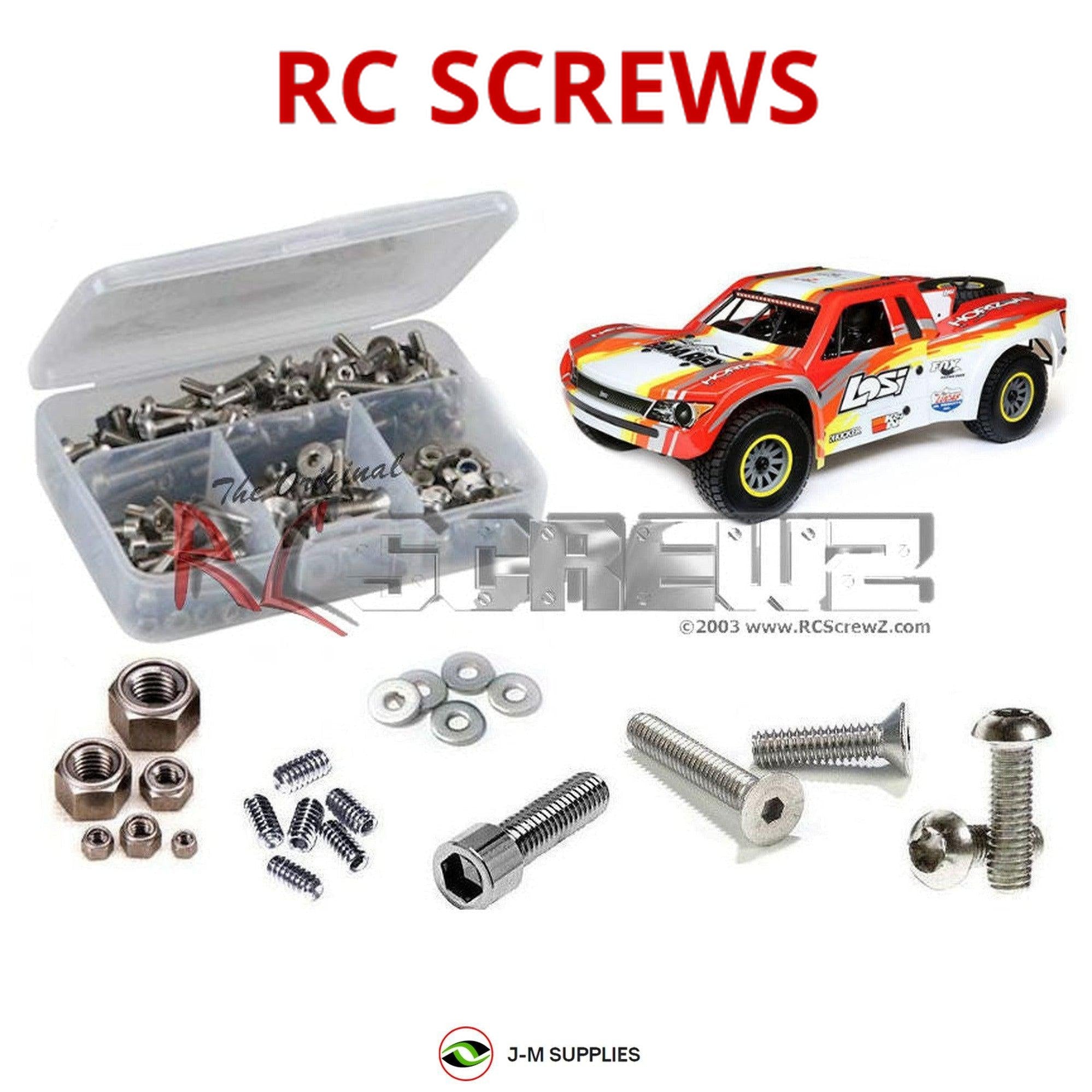 RCScrewZ Stainless Steel Screw Kit los102 for Losi Baja Rey 1/6th LOS05013 - Picture 1 of 12