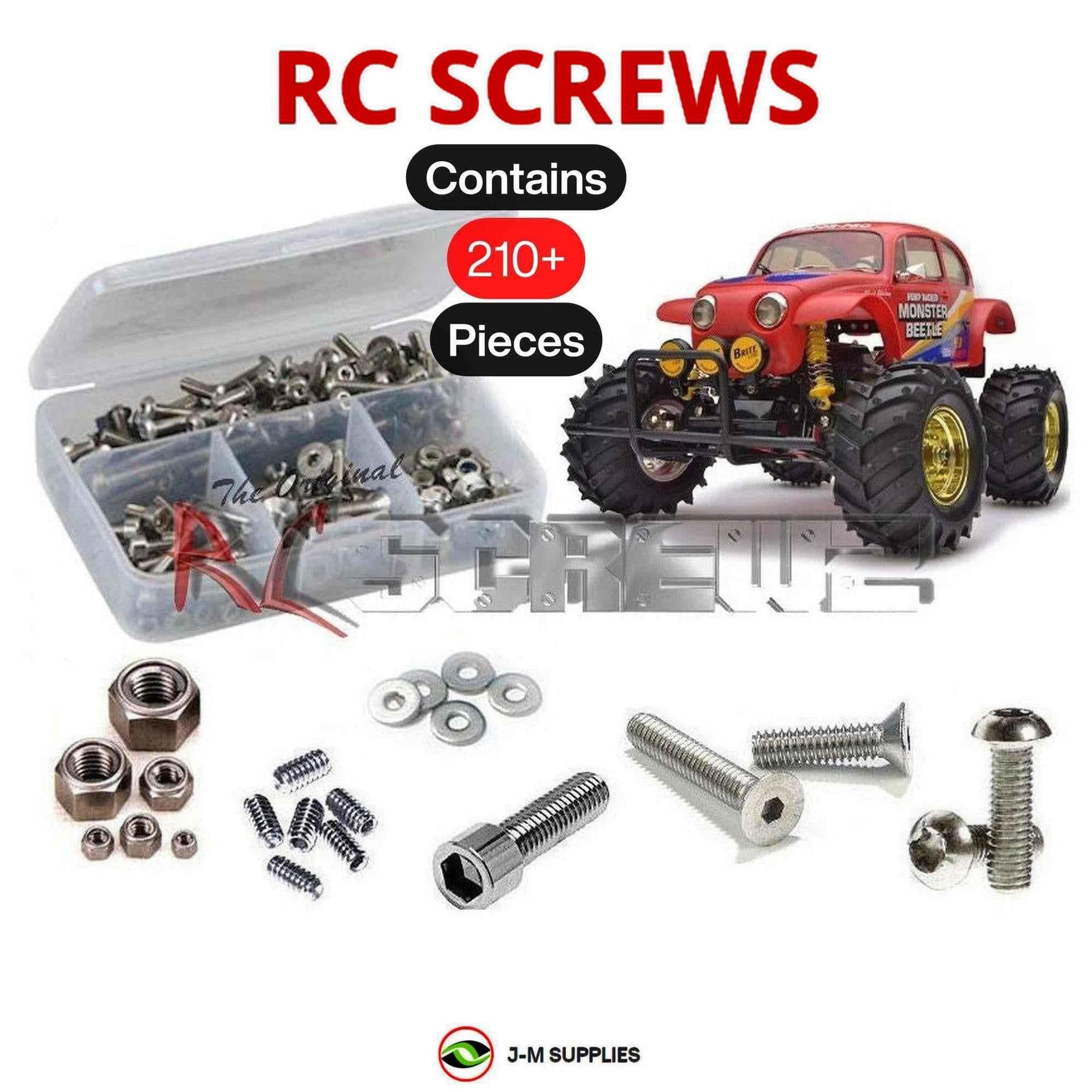 RCScrewZ Stainless Steel Screw Kit tam180 for Tamiya Monster Beetle 1/10 58618 - Picture 1 of 12