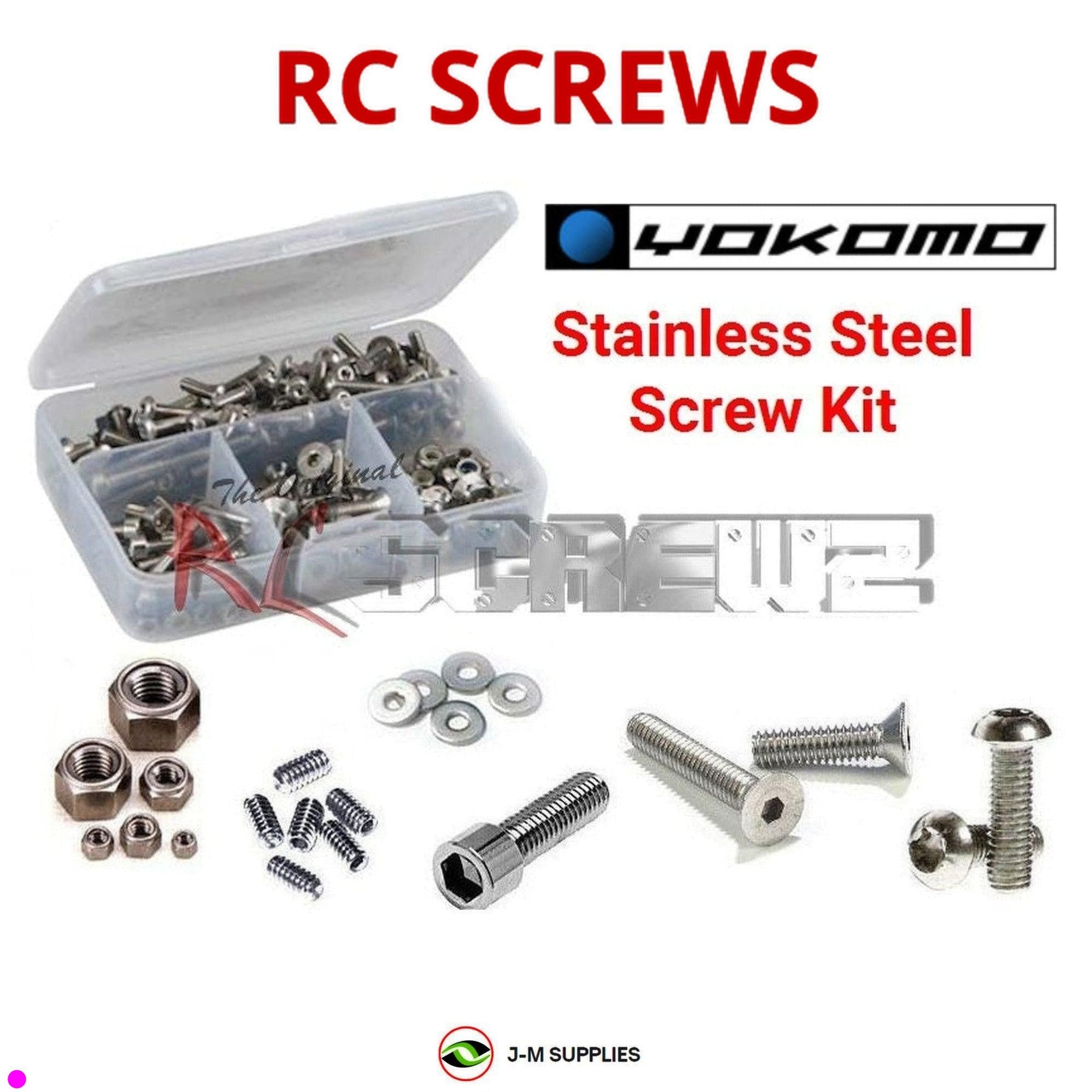 RCScrewZ Stainless Screw Kit yok008 for Yokomo Super Dog Fighter 1/10th YZ-870c - Picture 1 of 12