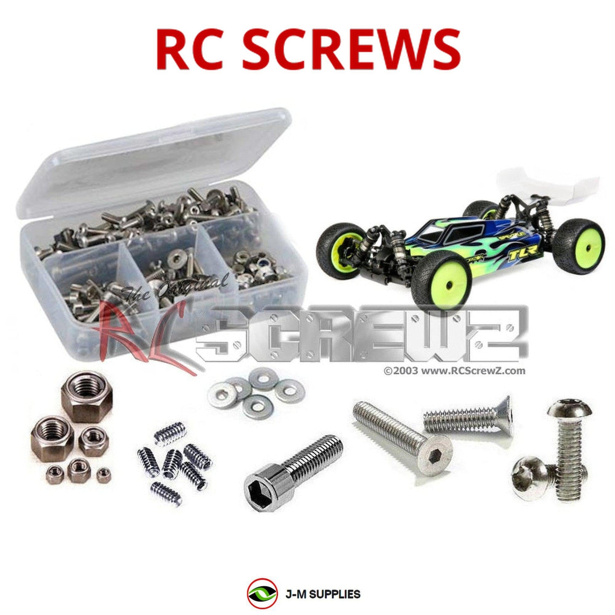 RCScrewZ Stainless Screw Kit los115 for Losi 22X-4 Buggy 1/10th #TLR03020 - Picture 1 of 12