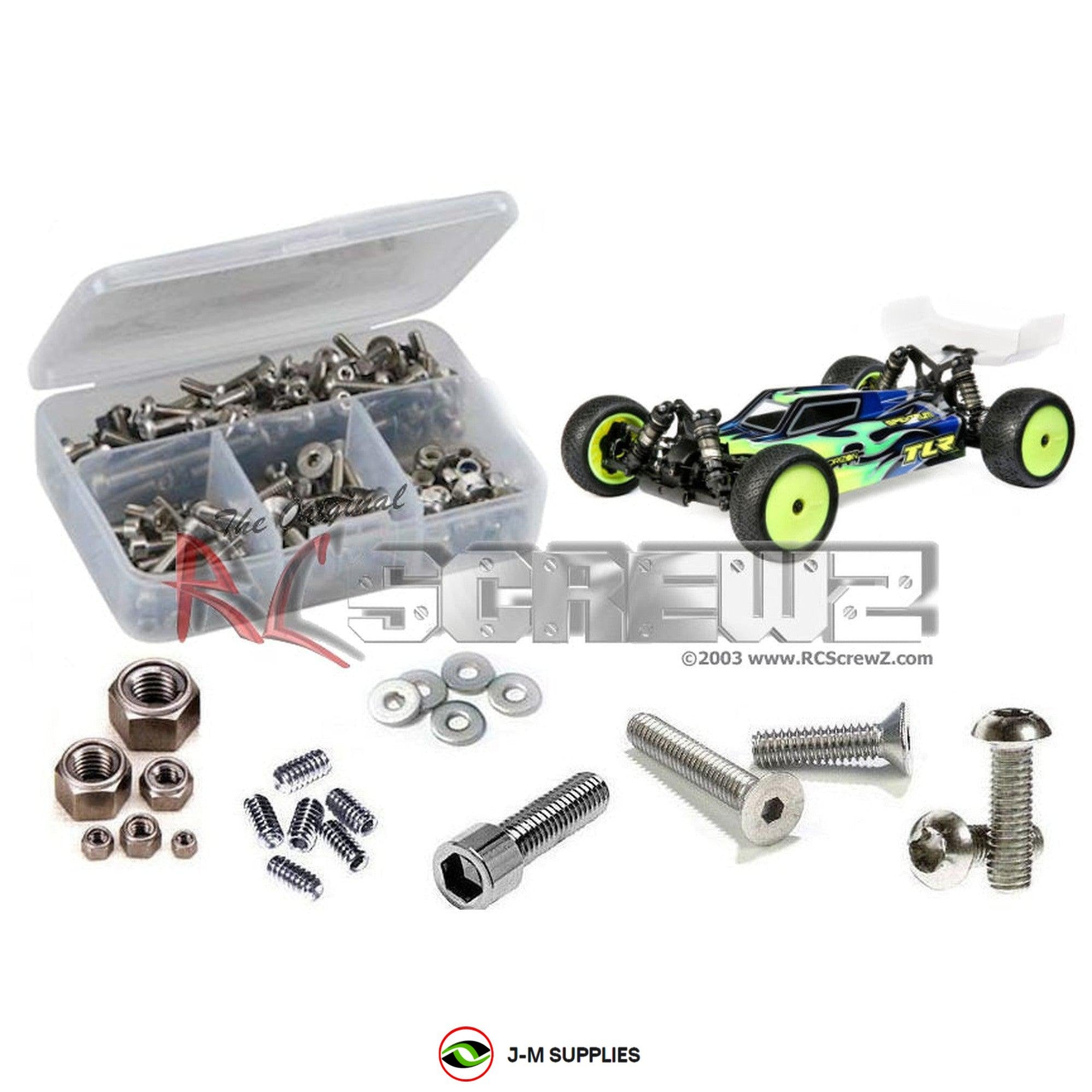 RCScrewZ Stainless Screw Kit+ los115 for Losi 22X-4 Buggy 1/10th #TLR03020 | PRO - Picture 1 of 12