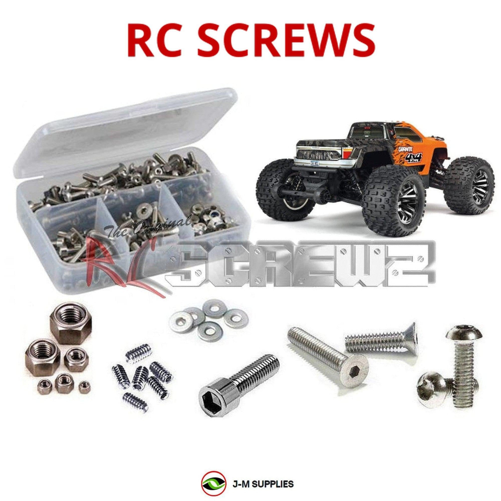 RCScrewZ Stainless Screw Kit ara032 for Arrma Granite 1/10 4x4 BLX 3s V2 #102720 - Picture 1 of 12