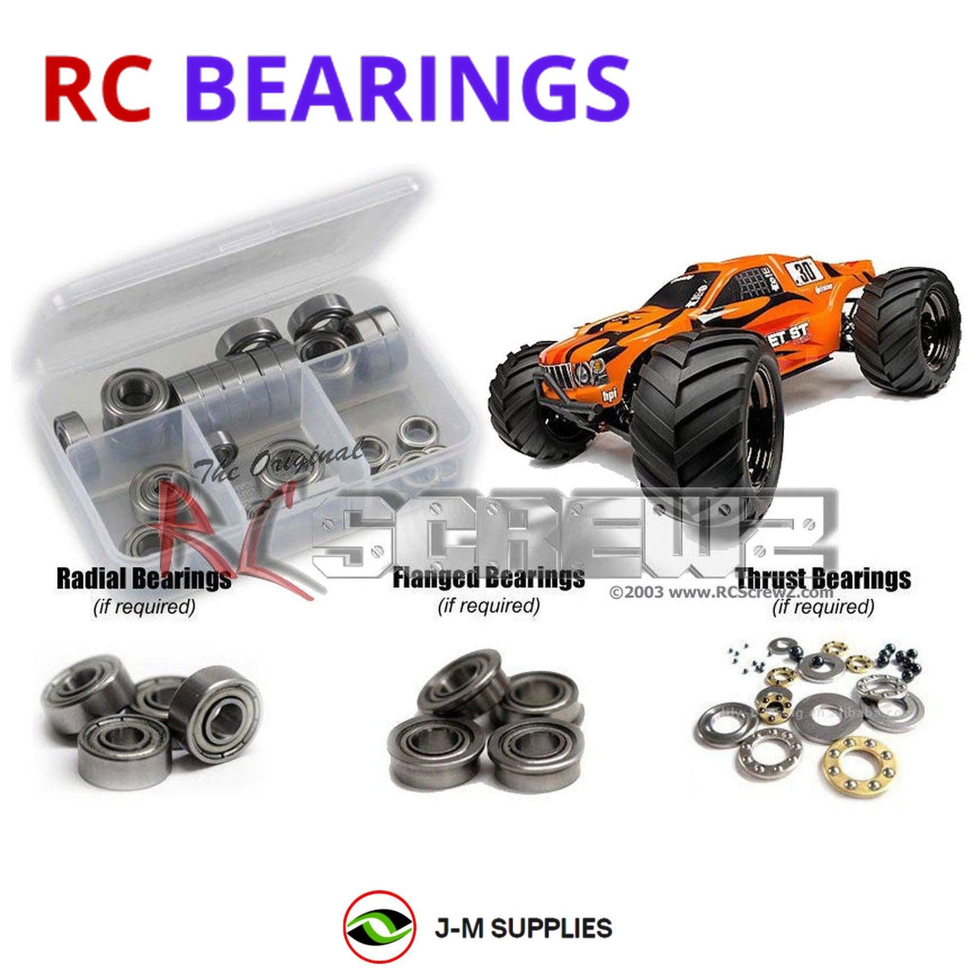 RCScrewZ Metal Shielded Bearings hpi071b for HPI Racing Bullet ST Flux #107008 - Picture 1 of 12