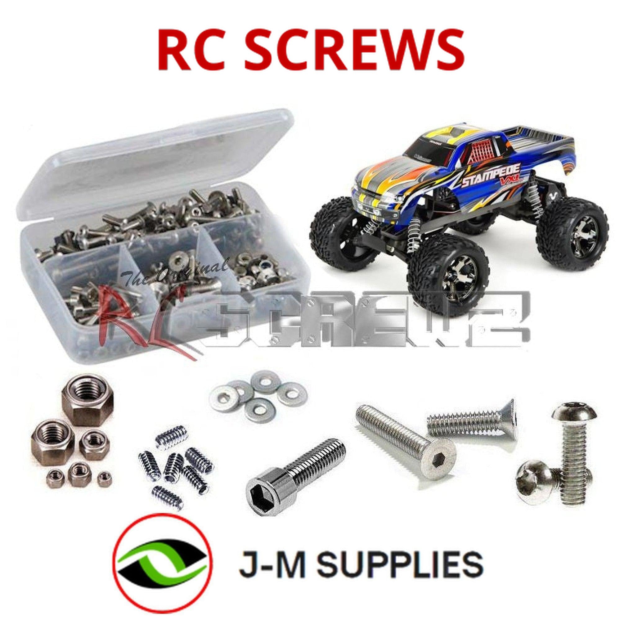 RCScrewZ Stainless Steel Screw Kit tra067 for Traxxas Stampede VXL/TSM #36076-3 - Picture 1 of 12