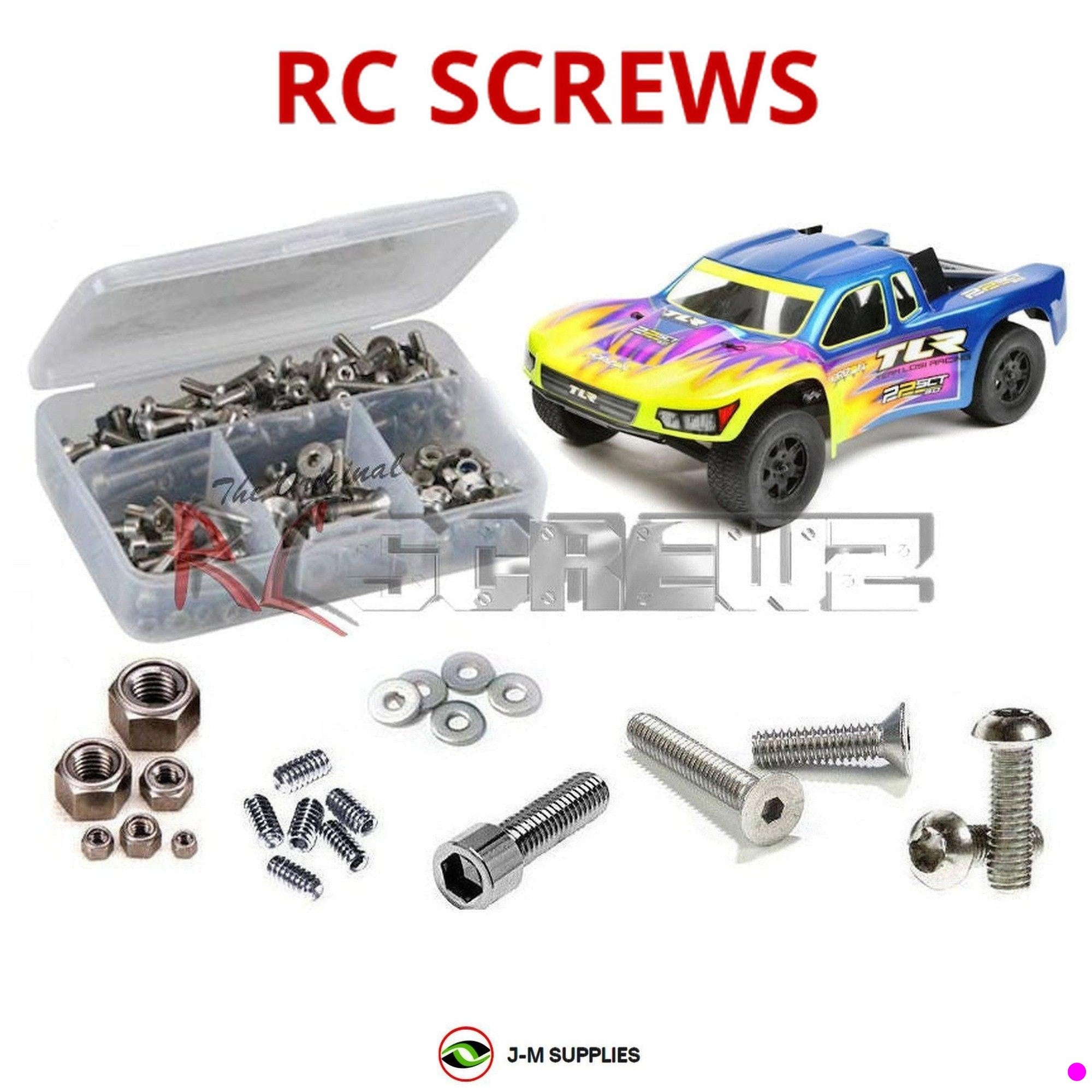 RCScrewZ Stainless Screw Kit los099 for Team Losi 22 SCT 1/10 3.0 2wd #TLR03009 - Picture 1 of 12