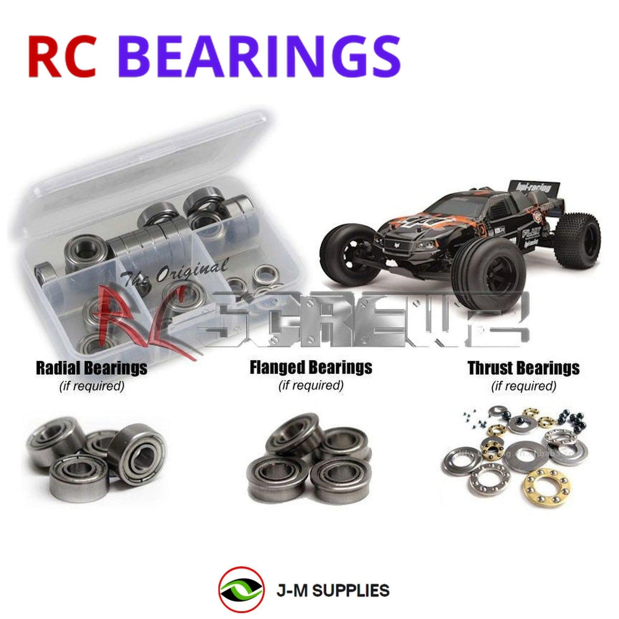 RCScrewZ Metal Shielded Bearings hpi081b for HPI Racing E-Firestorm Flux #105878 - Picture 1 of 12