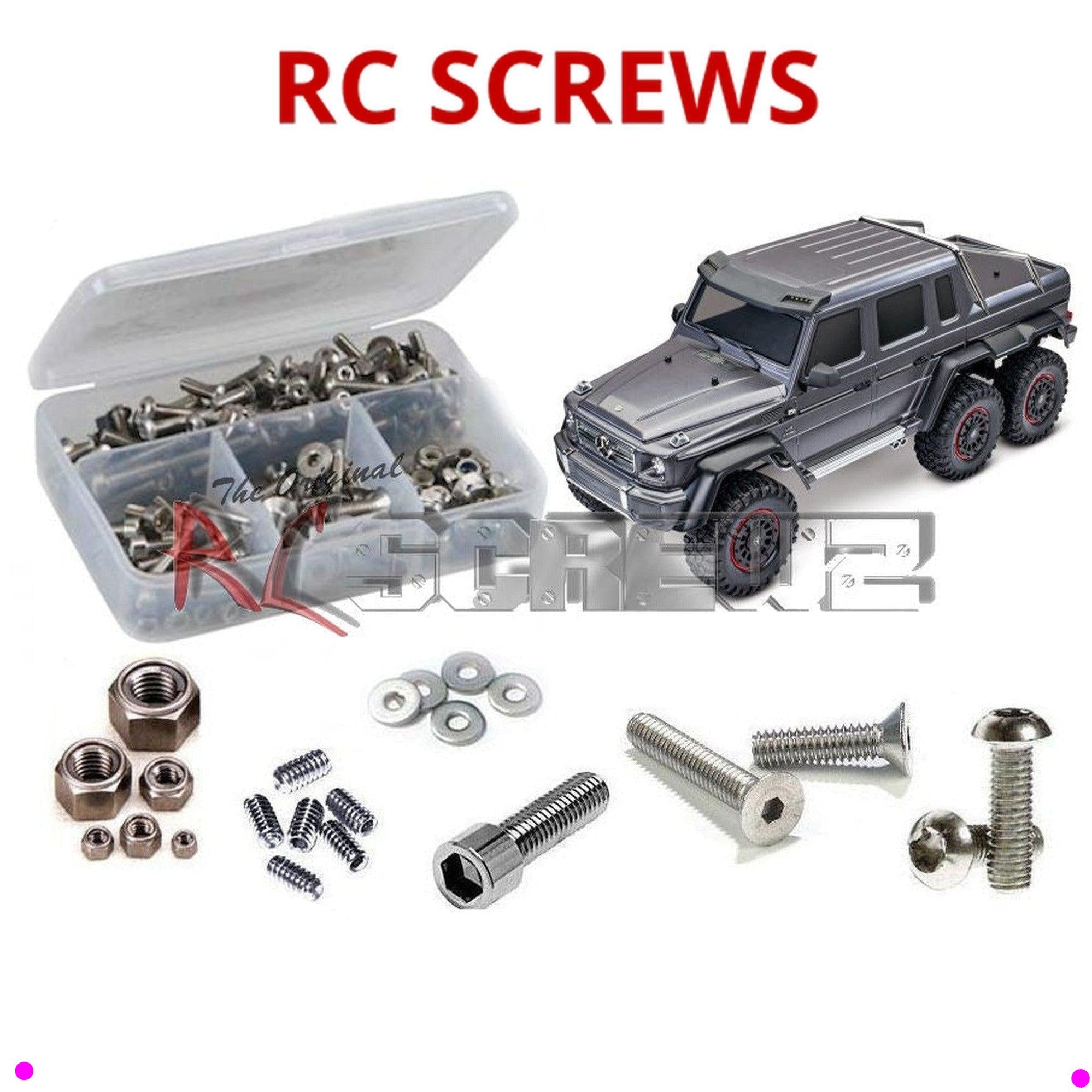 RCScrewZ Stainless Steel Screw Kit tra090 for Traxxas TRX-6 Crawler 1/10 88096-4 - Picture 1 of 12