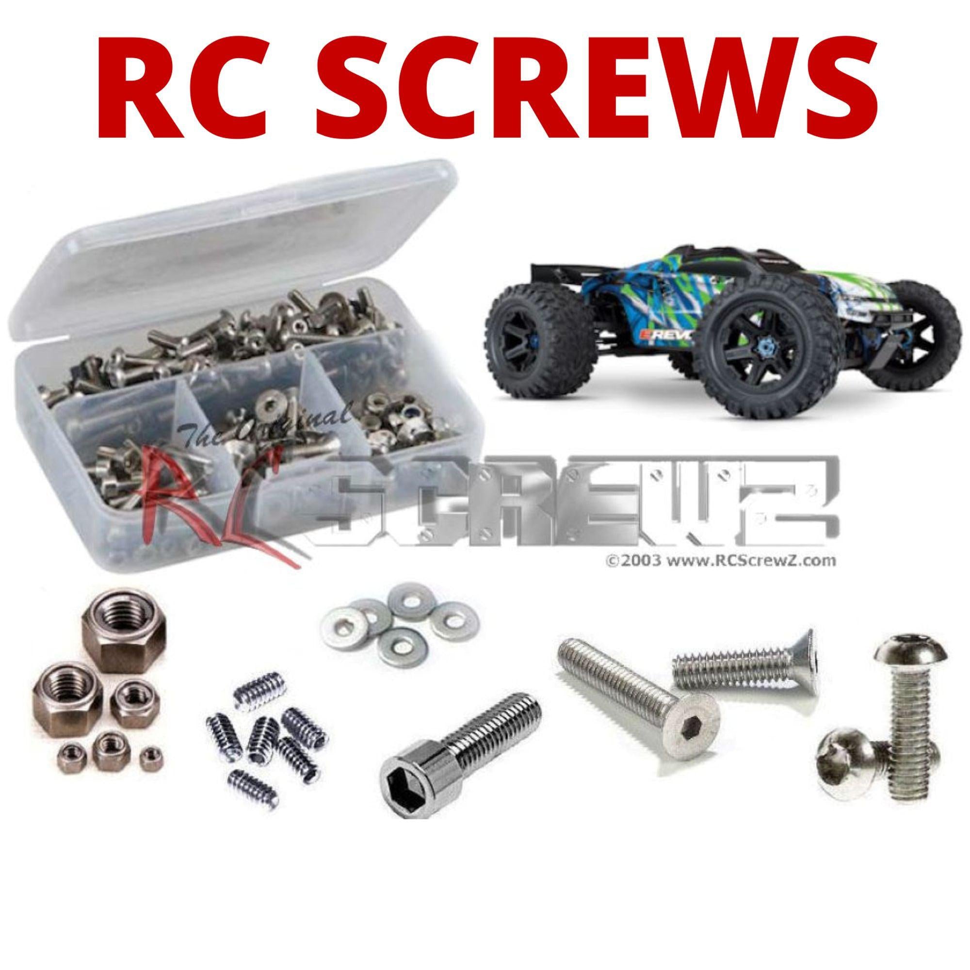 RCScrewZ Stainless Screw Kit tra082 for Traxxas E-Revo VXL 2.0 86086-4 MT | PRO - Picture 1 of 12
