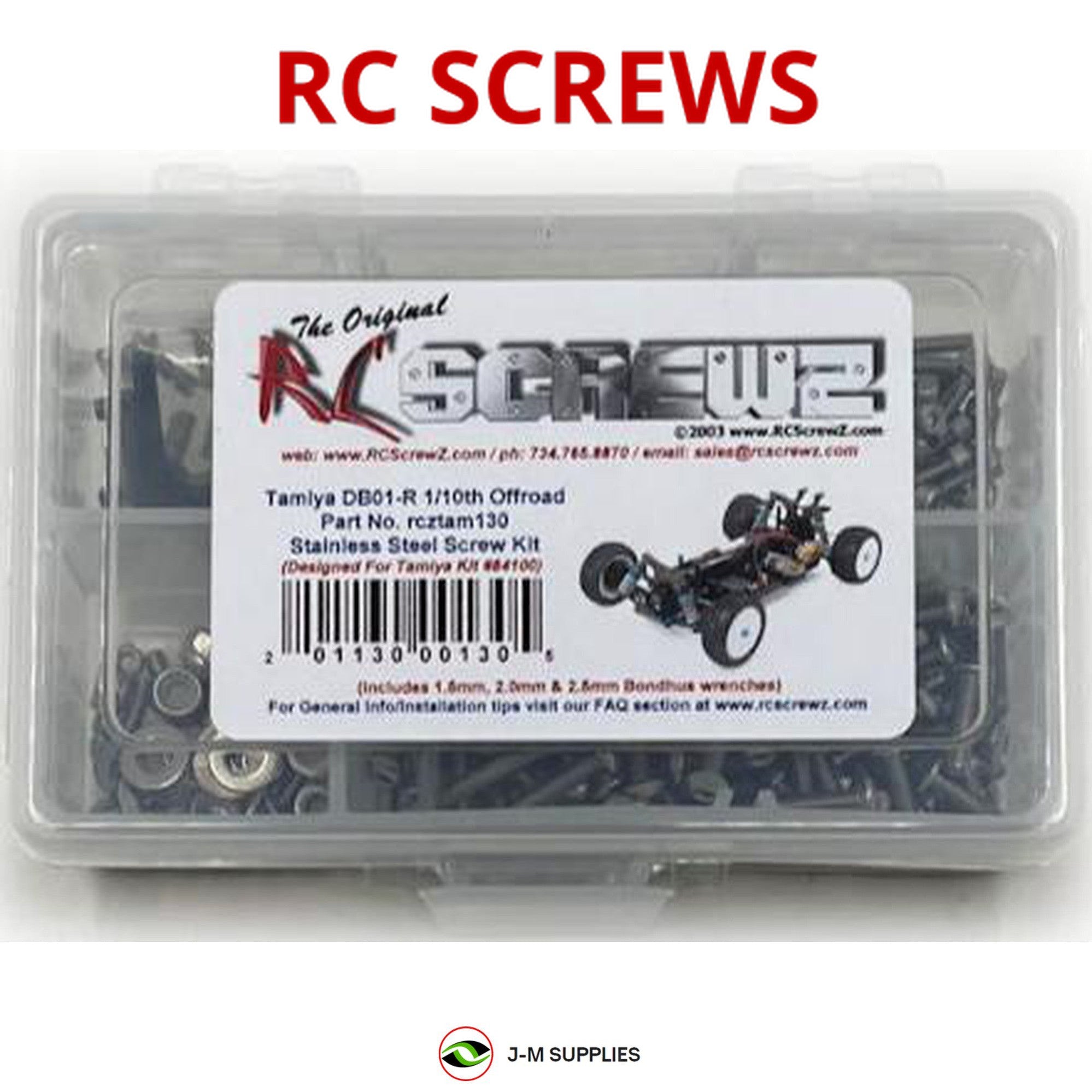 RCScrewZ Stainless Steel Screw Kit for Tamiya DB01-R #84100 tam130 - Picture 1 of 12