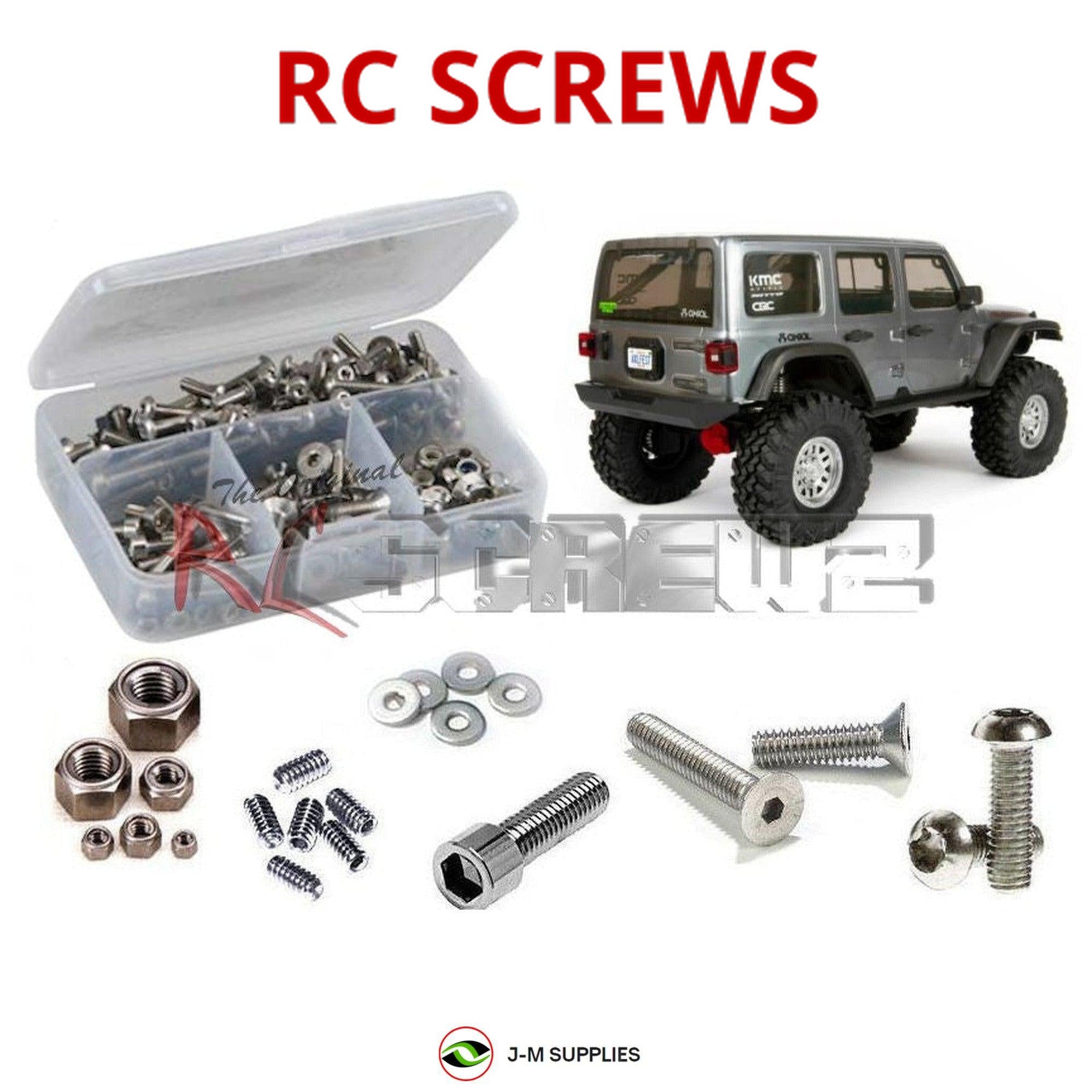 RCScrewZ Stainless Screw Kt axi034 for Axial SCX10 III Jeep Wrangler AXI03003/07 - Picture 1 of 12